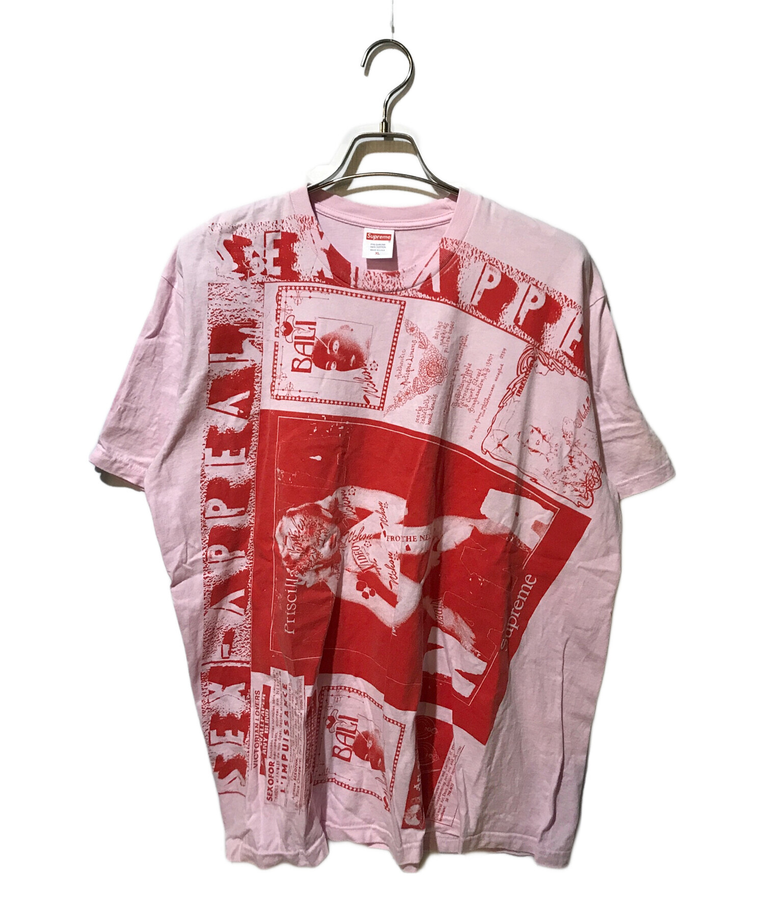 中古・古着通販】SUPREME (シュプリーム) COLLAGE TEE ピンク サイズ Supreme Collage Tee ピンク XL 新品未開封 正規品