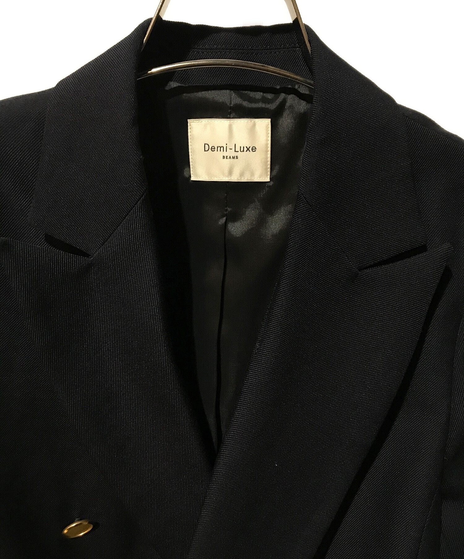 新品未使用♡ デミルクス　ビームス　ダブル　テーラードジャケット　金ボタン Demi-Luxe BEAMS（デミルクス ビームス）ドライギャバジン 6