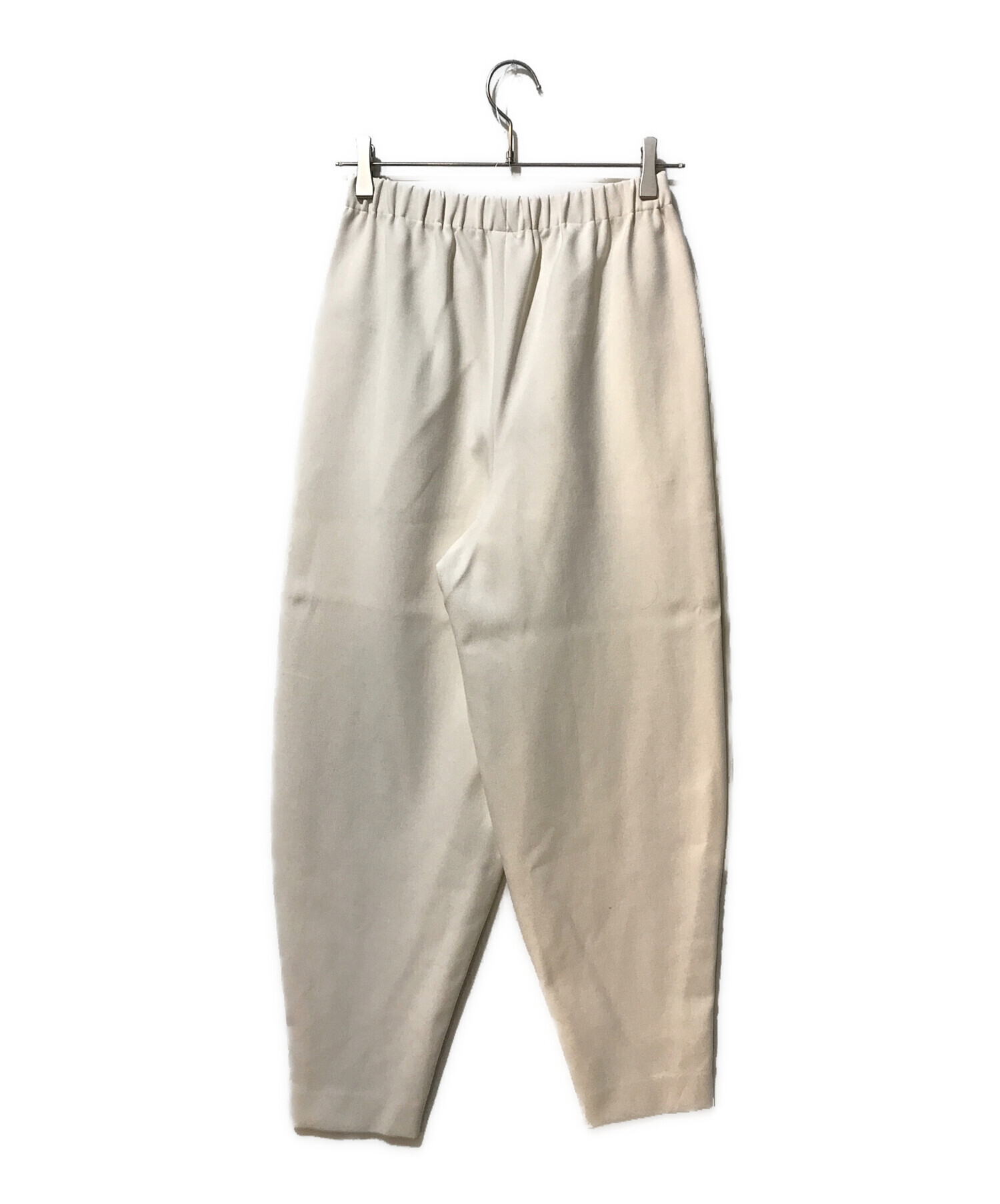 中古・古着通販】ENFOLD (エンフォルド) RAMBUS TROUSERS ホワイト