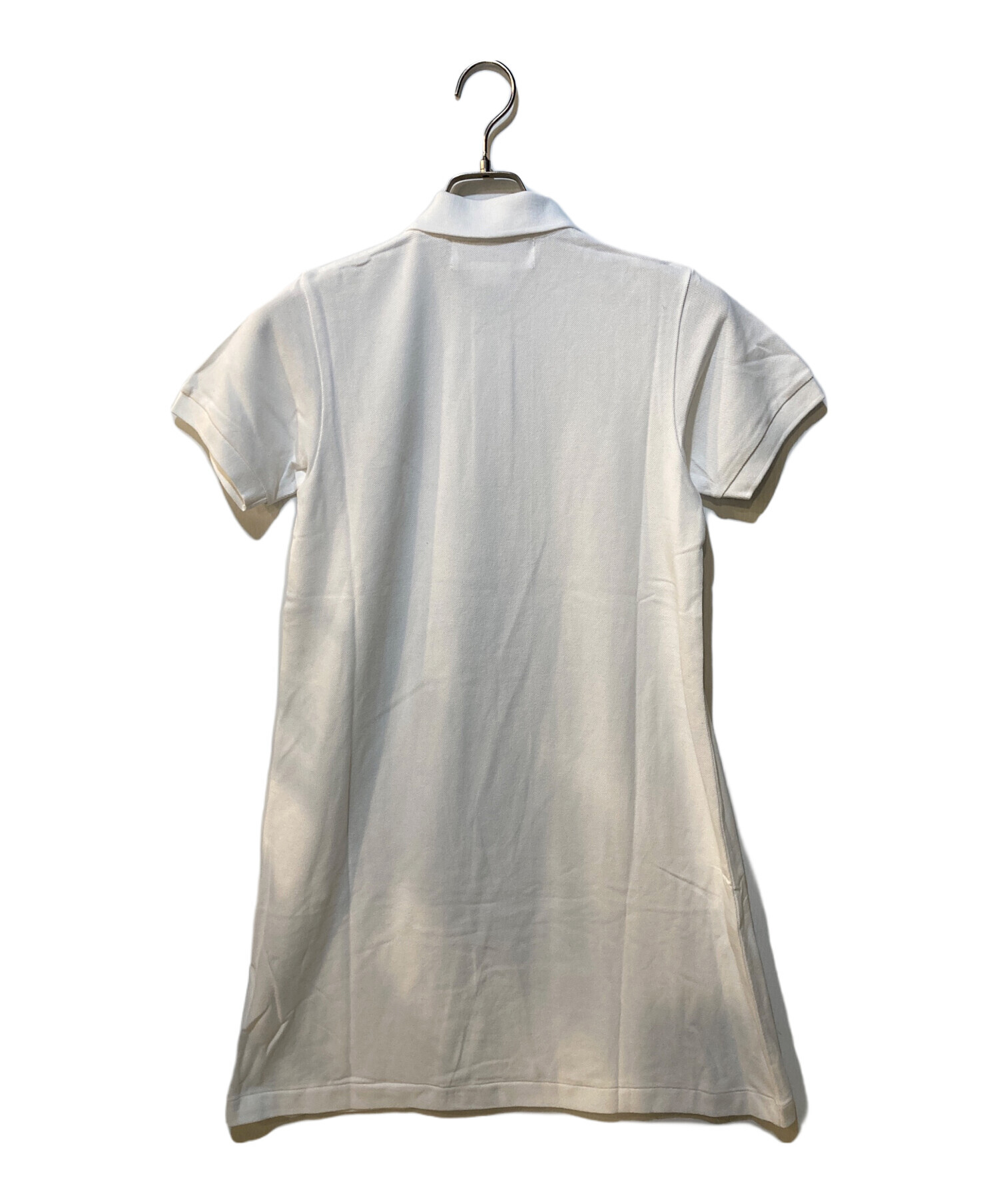 COMME des GARÇONS GIRL ホワイトポロシャツ ワンピース M COMME des GARCONS GIRL（コムデギャルソンガール）ワンピース 白
