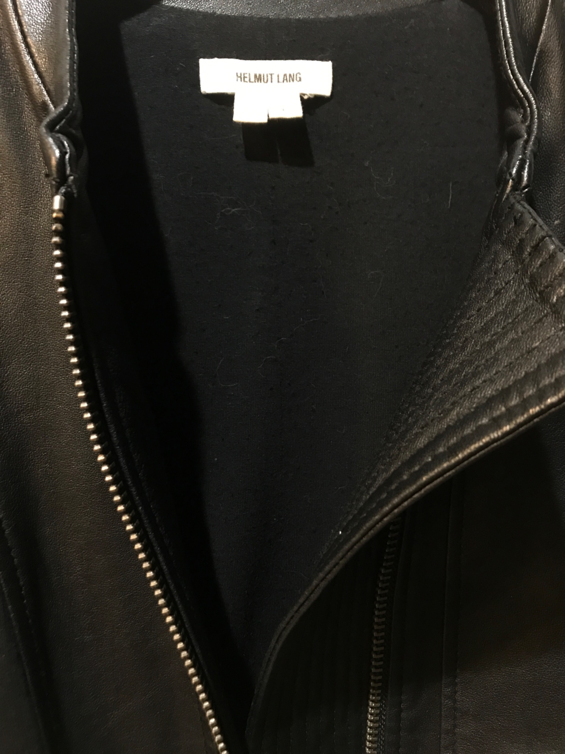 中古・古着通販】HELMUT LANG (ヘルムートラング) レザー切替