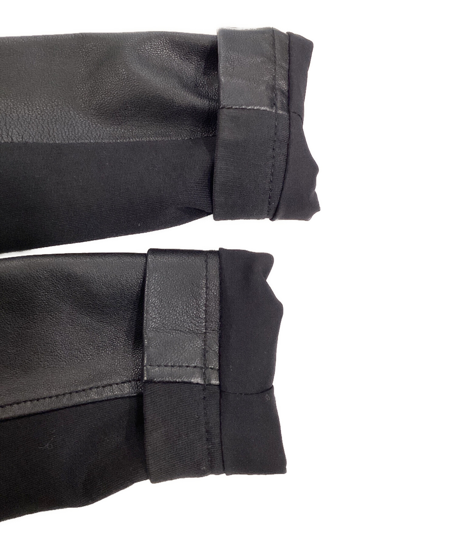 中古・古着通販】HELMUT LANG (ヘルムートラング) レザー切替