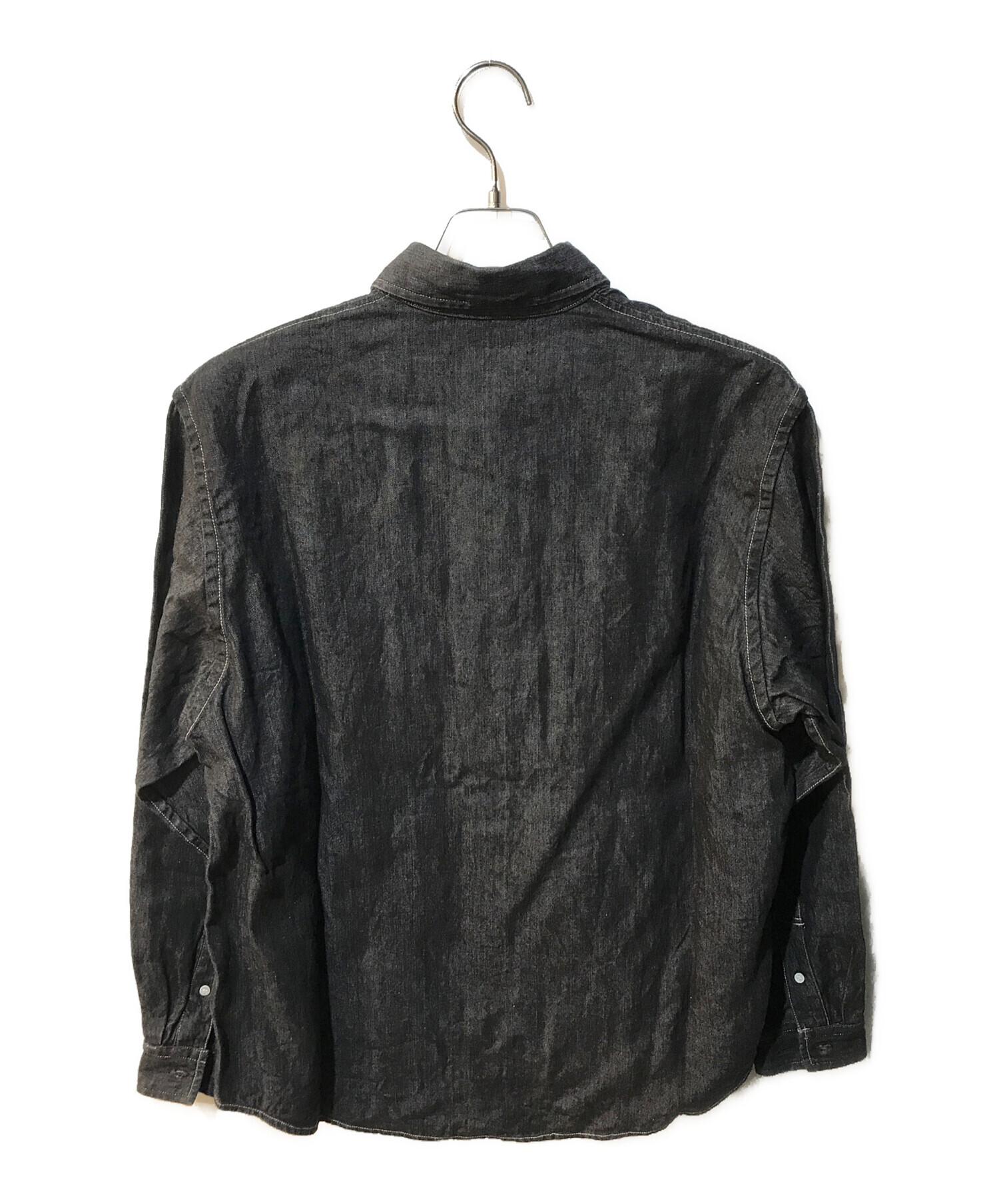 コンフェクト/ リネン 墨染めワークシャツ CONFECT CONFECT リネン