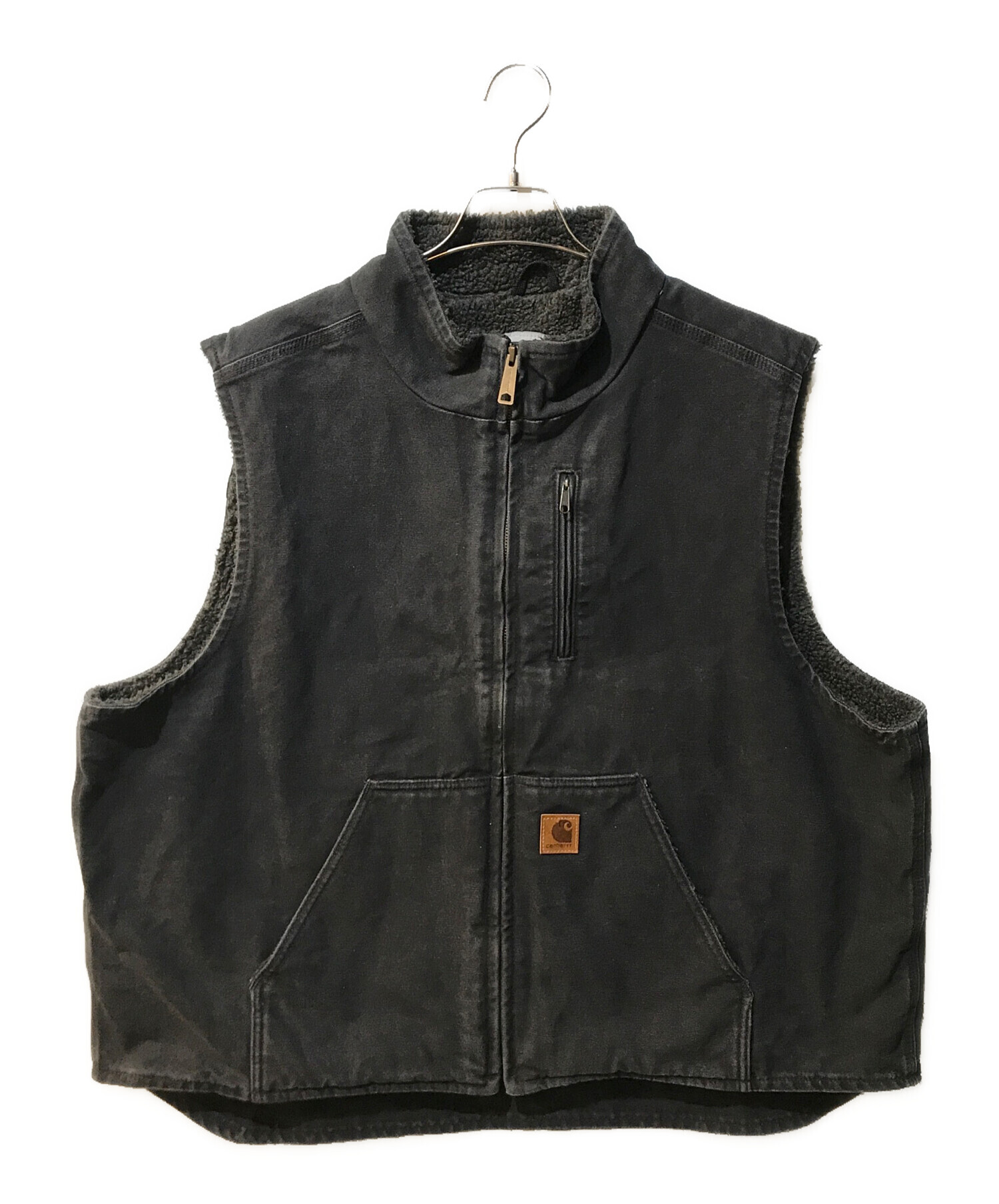 Carhartt ワークベスト M V33-001 中古・古着通販】CarHartt (カーハート) ダック地ワークベスト グレー