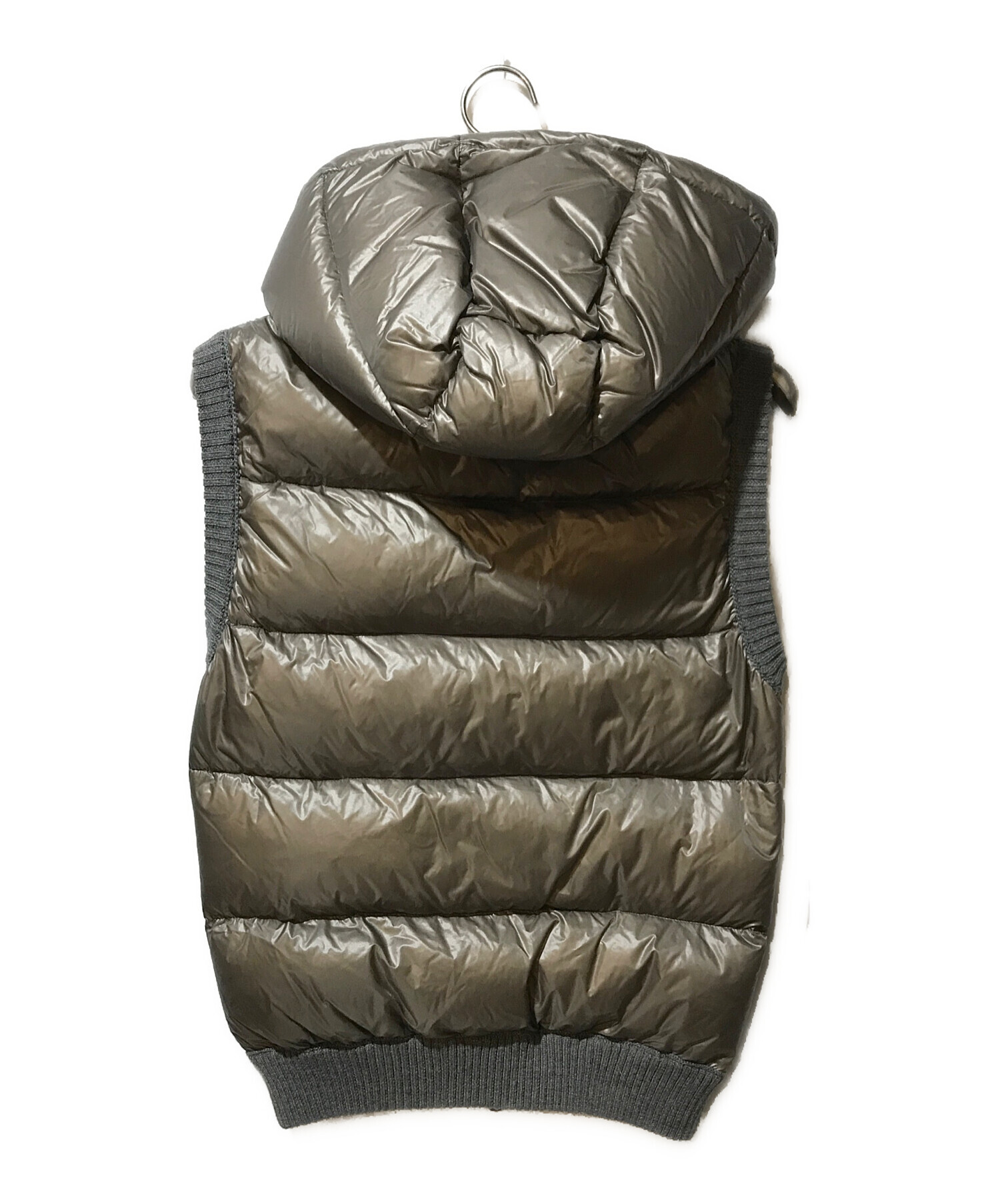 中古・古着通販】MONCLER (モンクレール) ニット切り替えダウンベスト