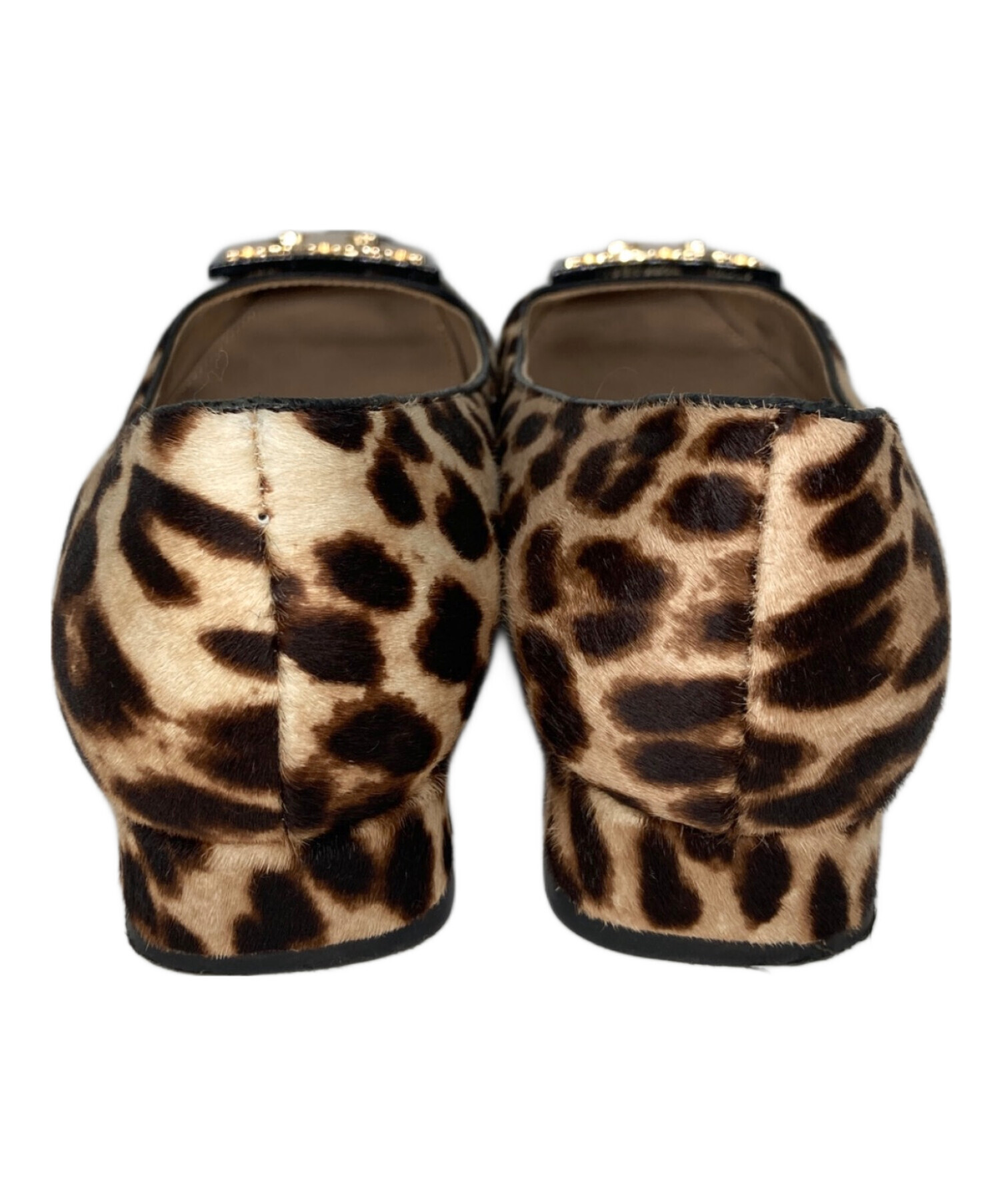 中古・古着通販】TORY BURCH (トリーバーチ) ハラコパンプス ブラウン