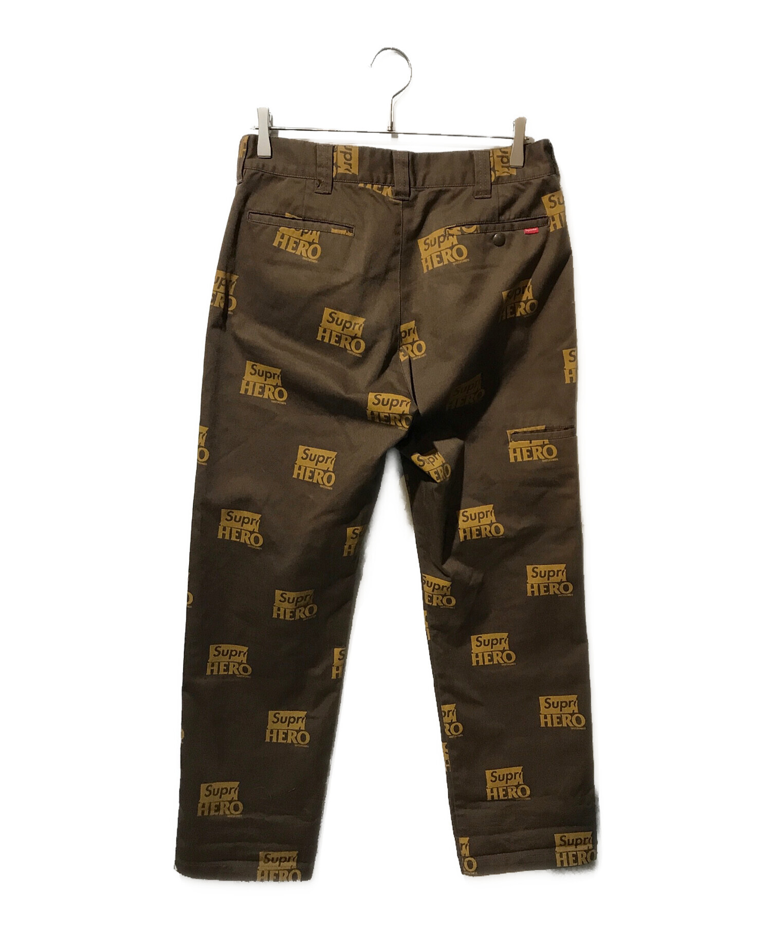 中古・古着通販】SUPREME (シュプリーム) ANTIHERO Work Pant ブラウン 
