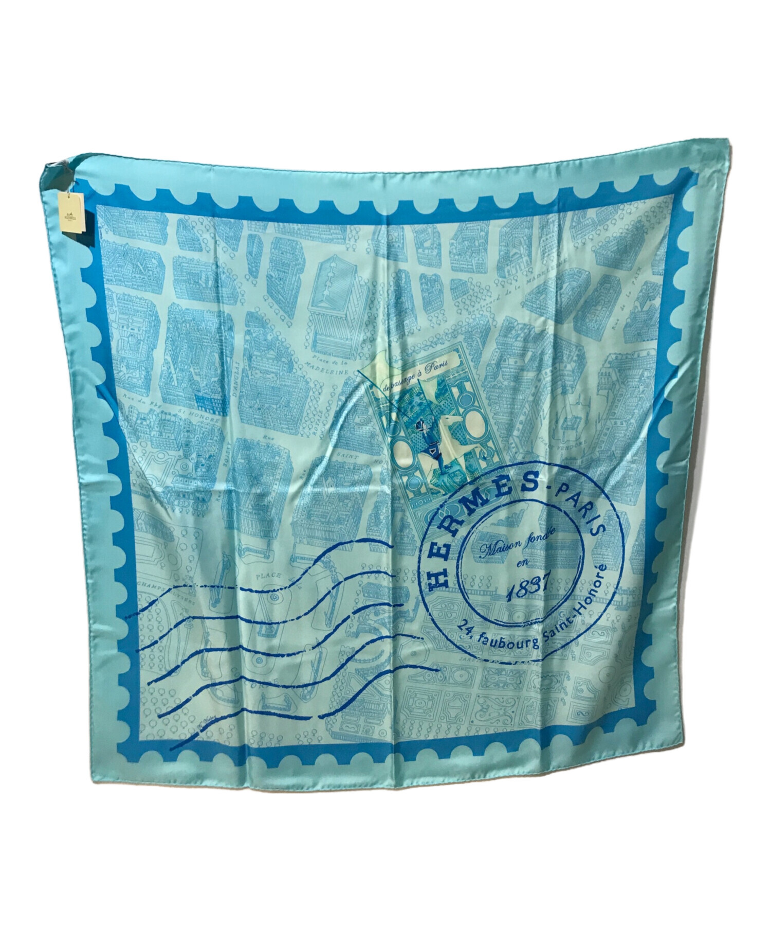 中古・古着通販】HERMES (エルメス) カレ90 de passage a paris パリの 