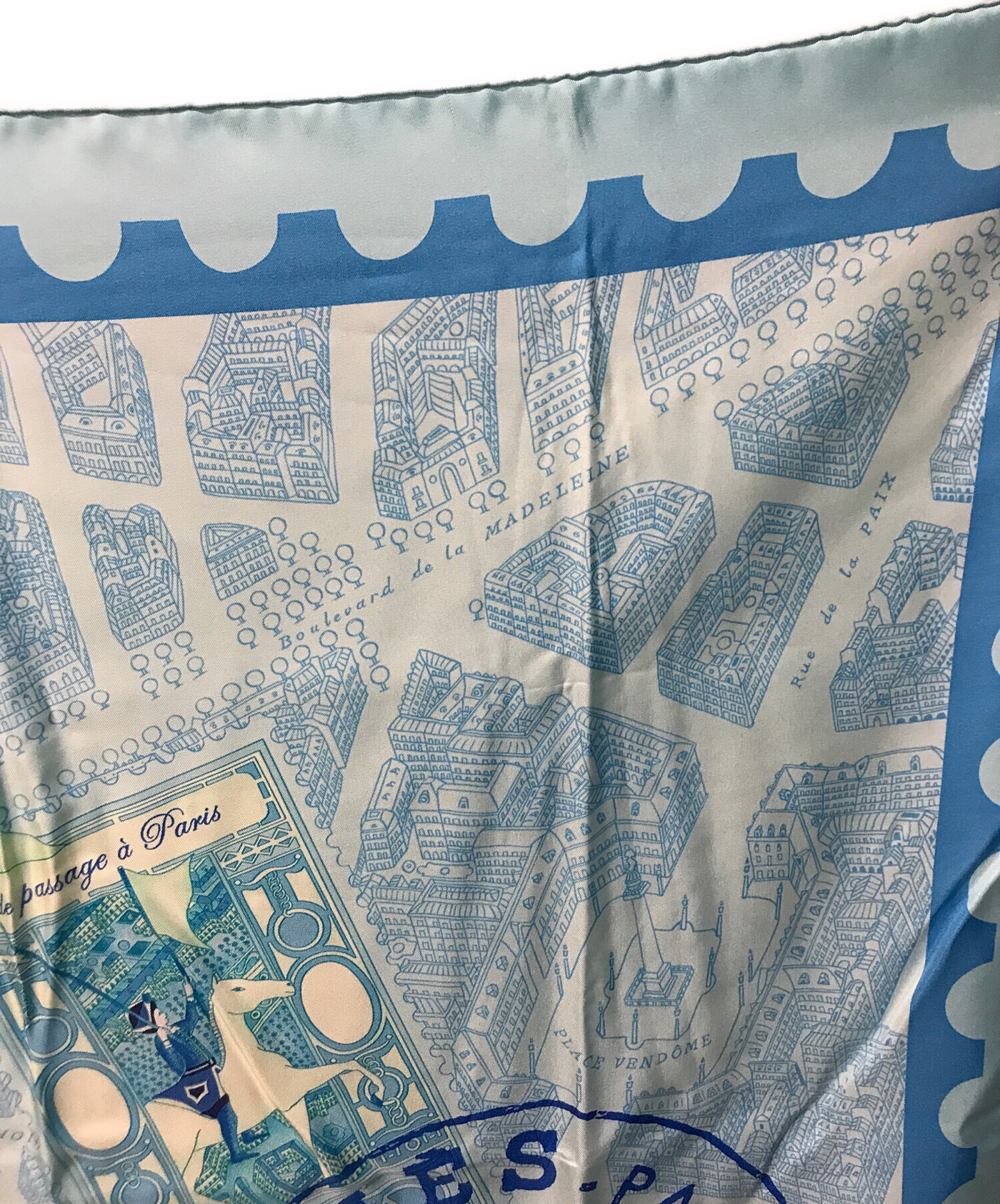 中古・古着通販】HERMES (エルメス) カレ90 de passage a paris パリの 