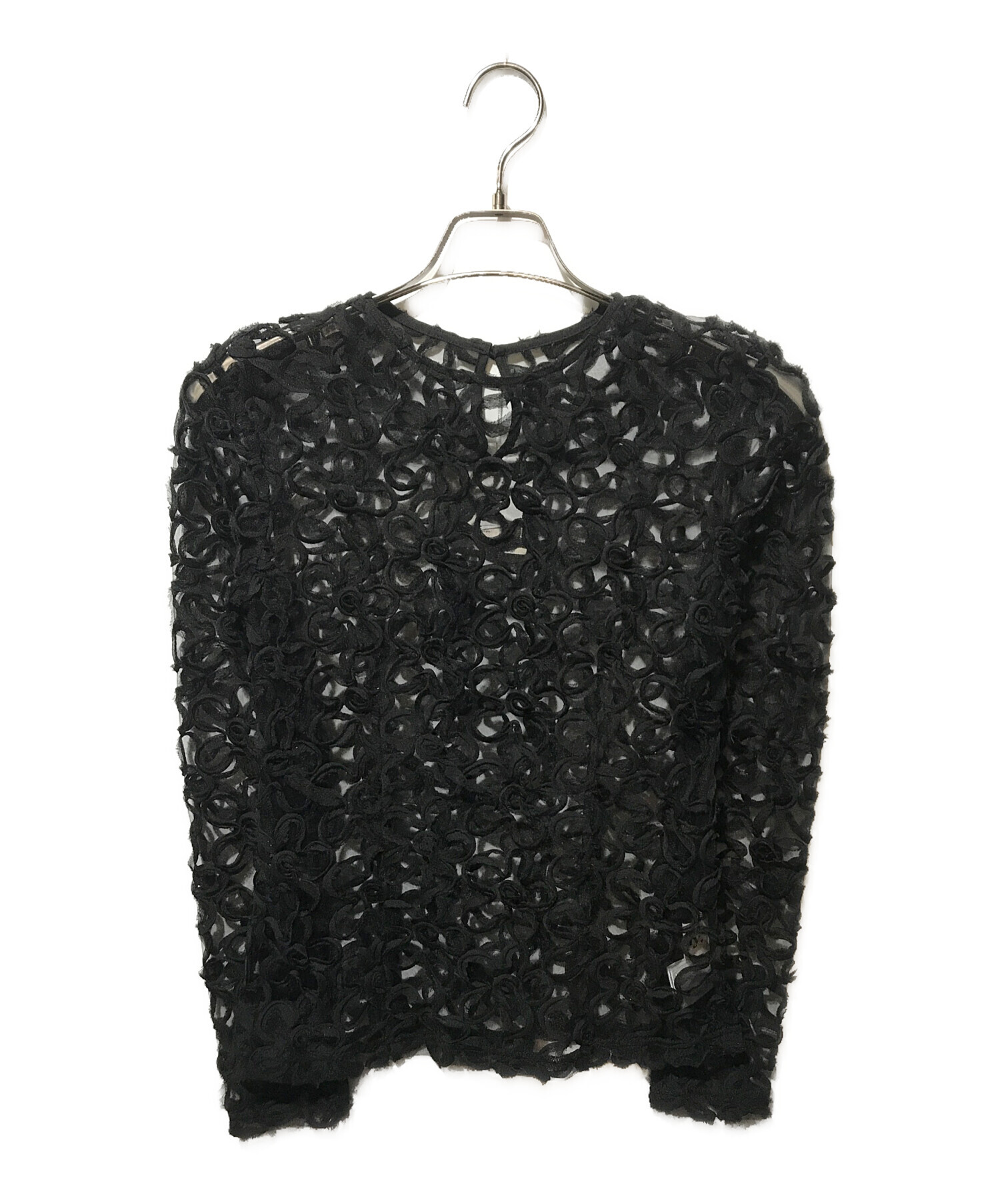 中古・古着通販】bibiy (ビビィ) daisy tulle top ブラック サイズ 