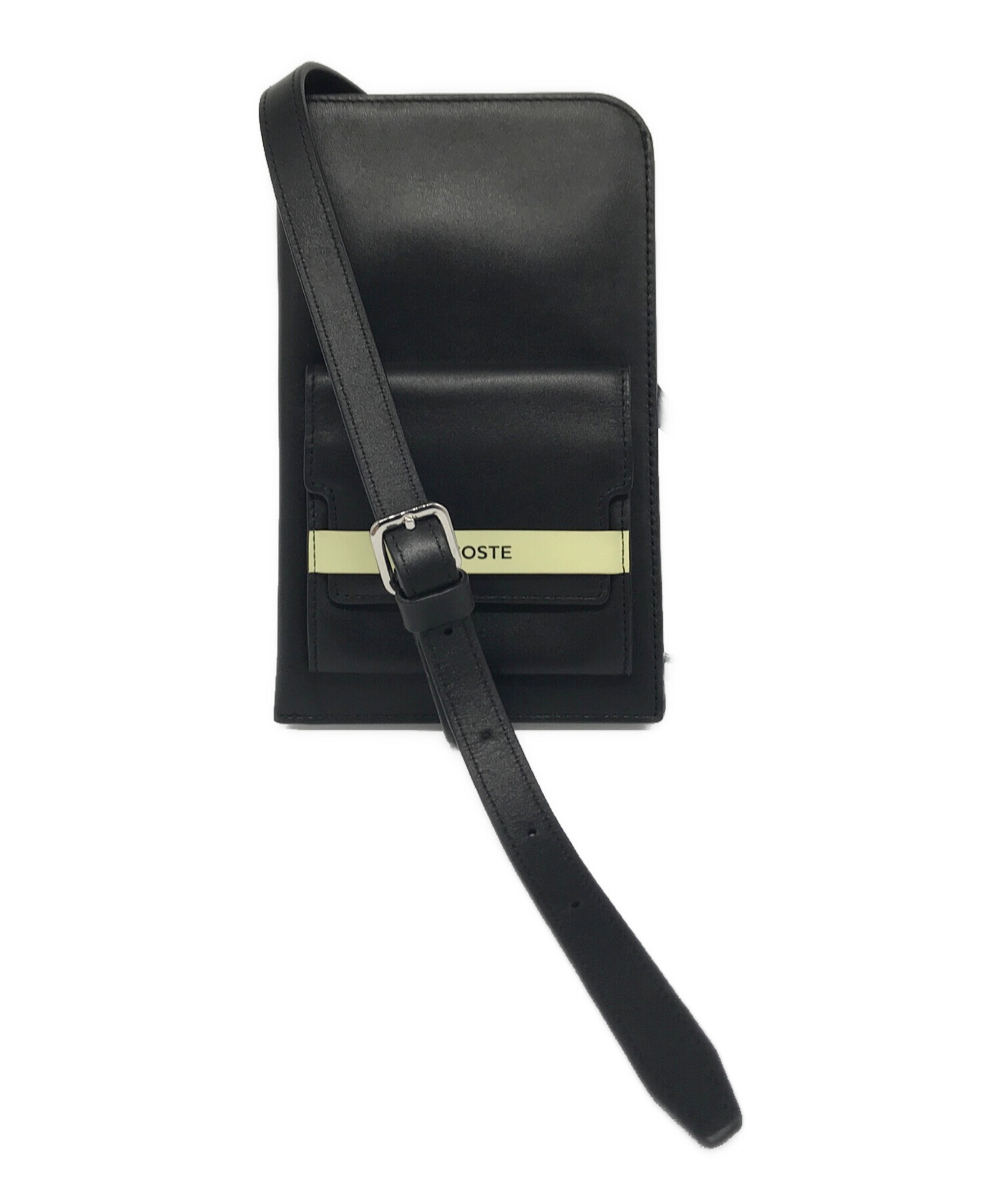 中古・古着通販】LACOSTE (ラコステ) レザースマホショルダーポーチ