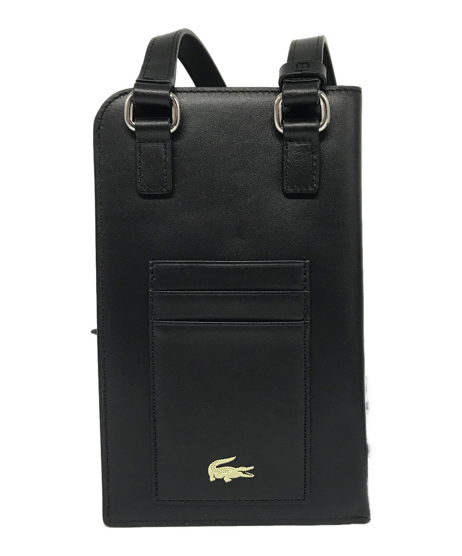 中古・古着通販】LACOSTE (ラコステ) レザースマホショルダーポーチ