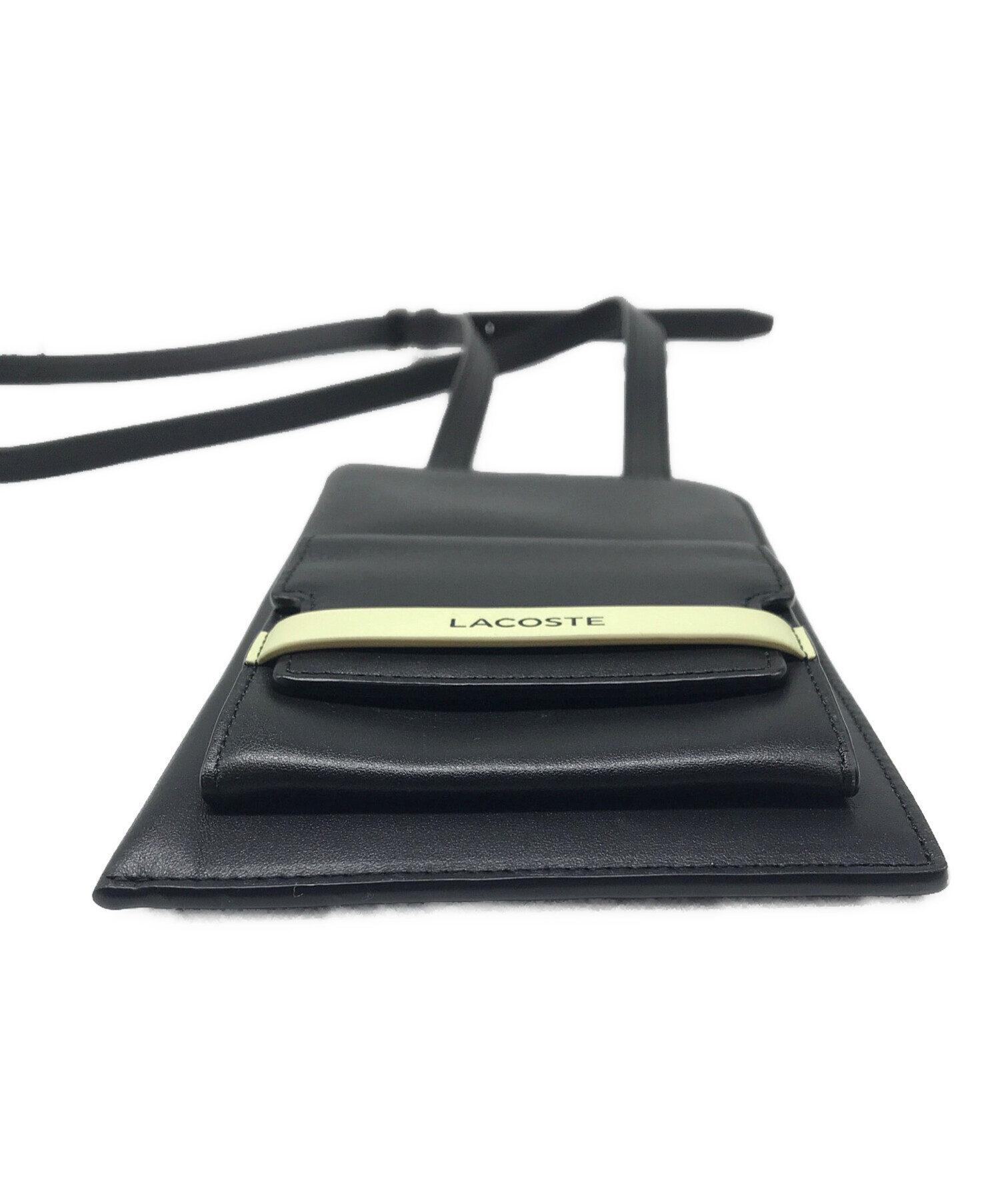 中古・古着通販】LACOSTE (ラコステ) レザースマホショルダーポーチ