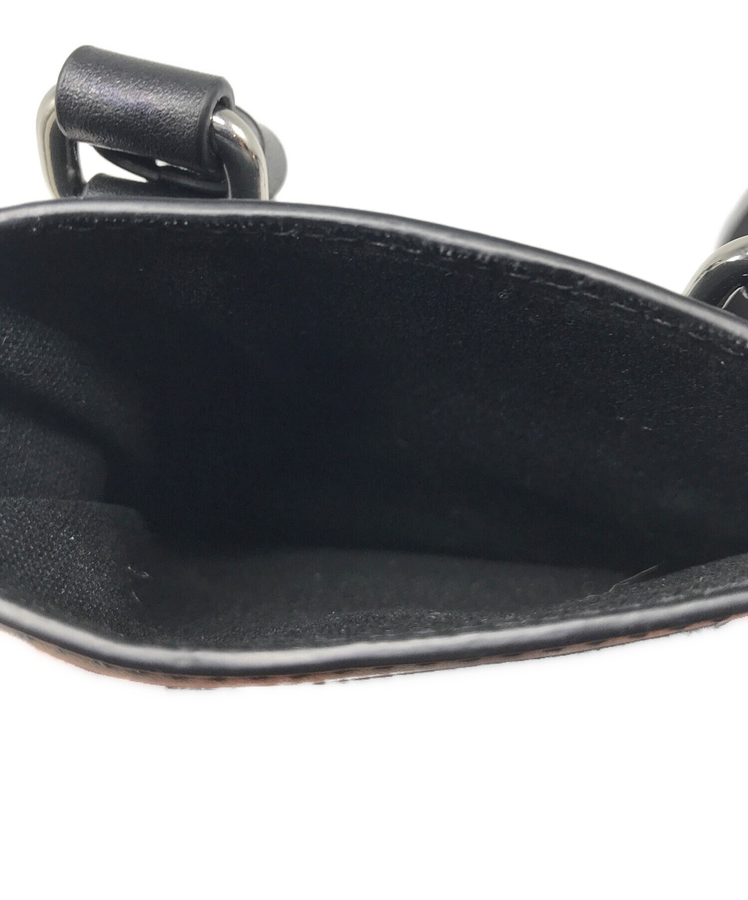 中古・古着通販】LACOSTE (ラコステ) レザースマホショルダーポーチ 