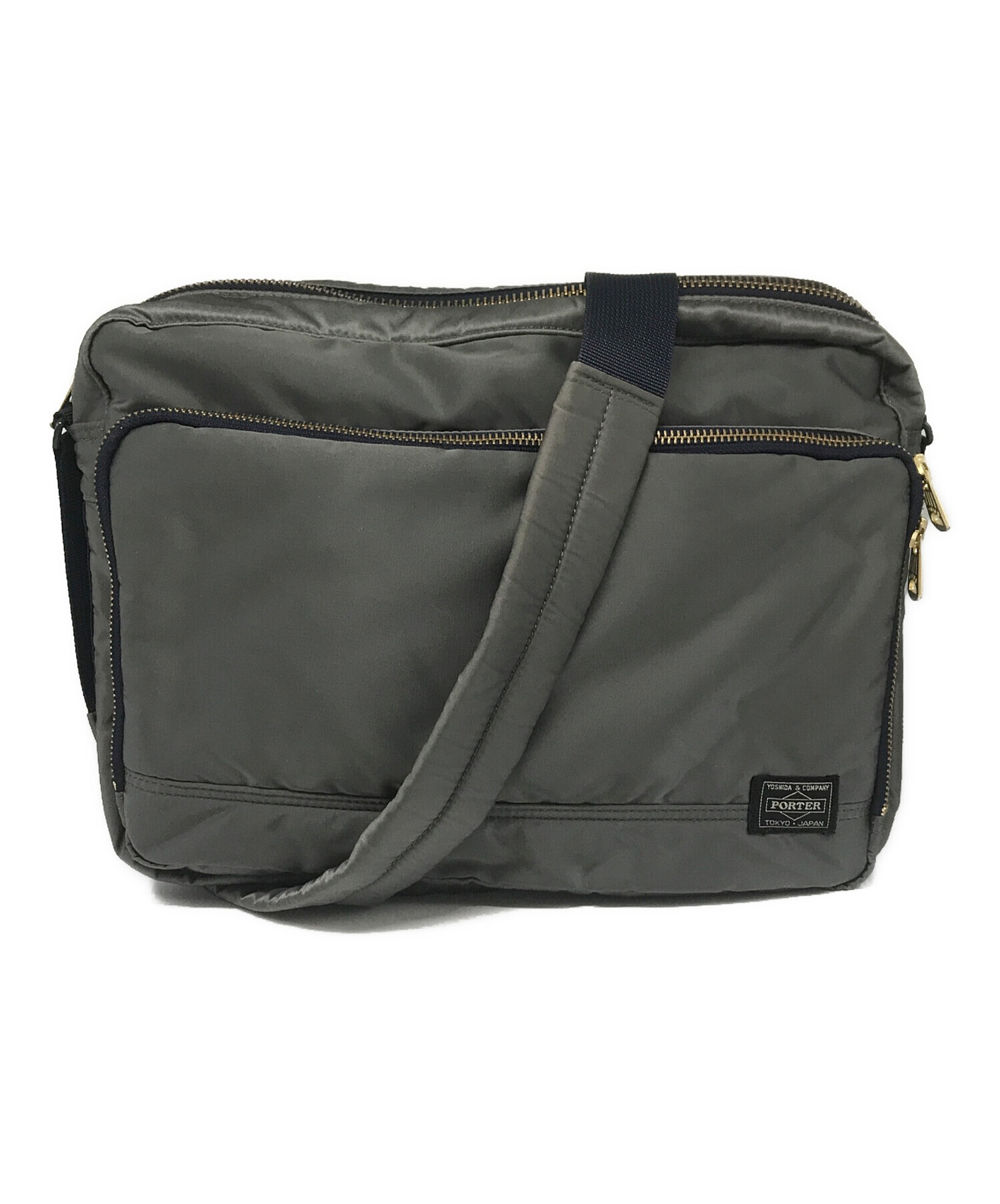 中古・古着通販】PORTER (ポーター) PX TANKER OFFICER BAG シルバー