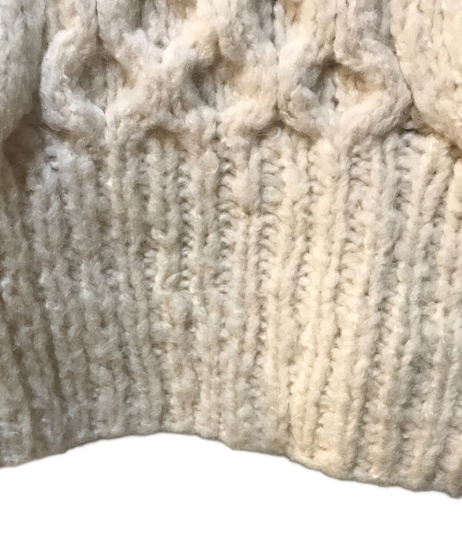 中古・古着通販】THE TOE (ザ・トゥー) NIMES HANDMADE CABLE KNIT