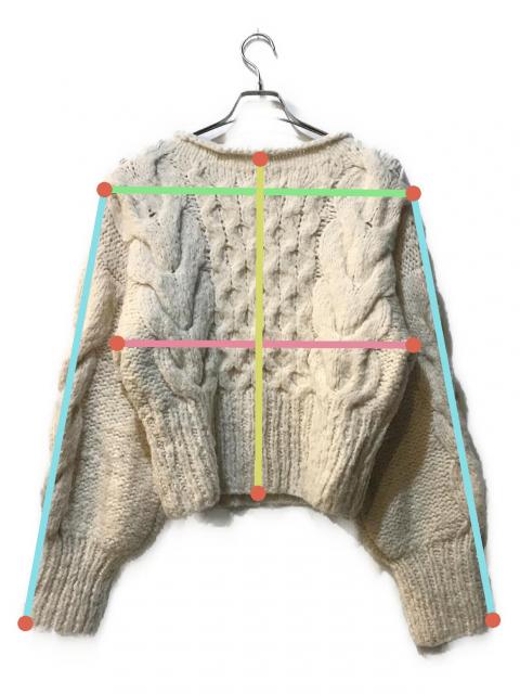 中古・古着通販】THE TOE (ザ・トゥー) NIMES HANDMADE CABLE KNIT