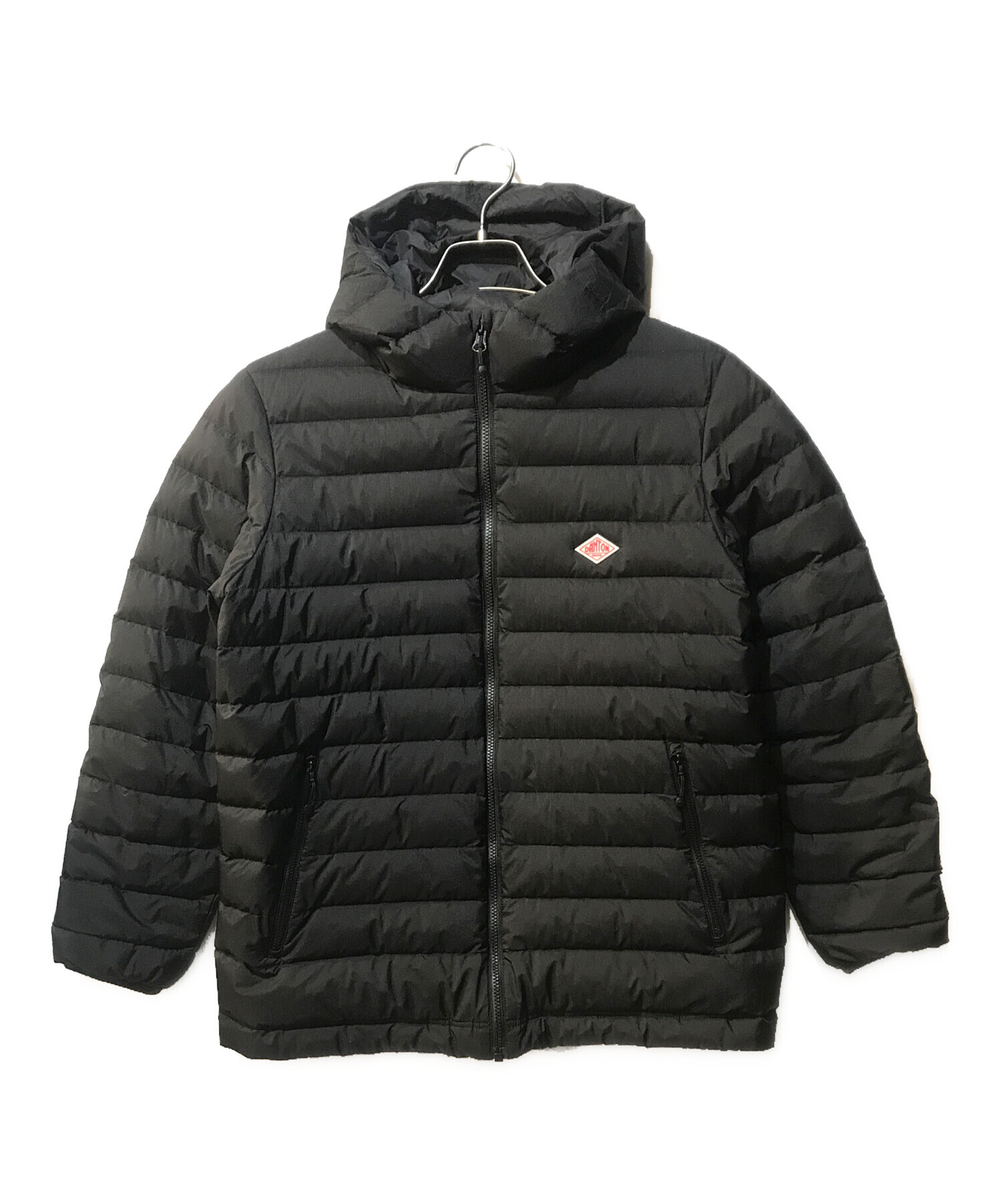 中古・古着通販】DANTON (ダントン) フード付きMIDDLE DOWN ブラック 