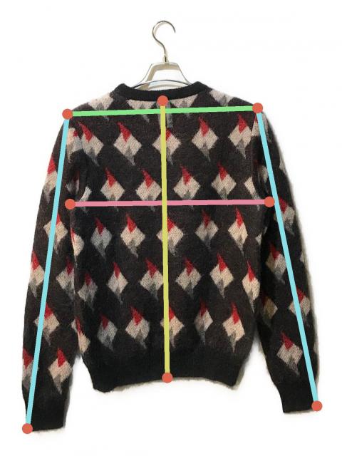 サンローラン　ダメージ　モヘヤニット 中古・古着通販】Saint Laurent Paris (サンローランパリ) モヘア