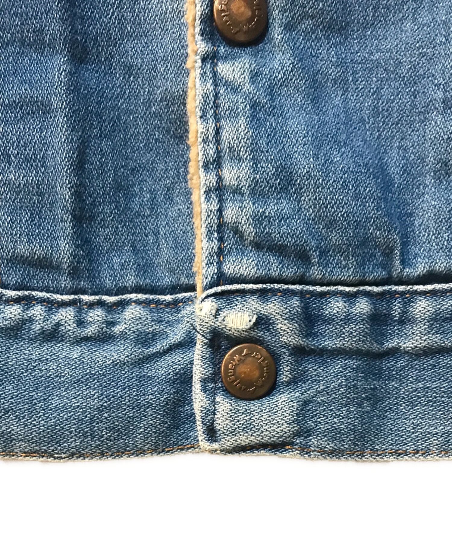 中古・古着通販】Wrangler (ラングラー) デニムジャケット ブルー