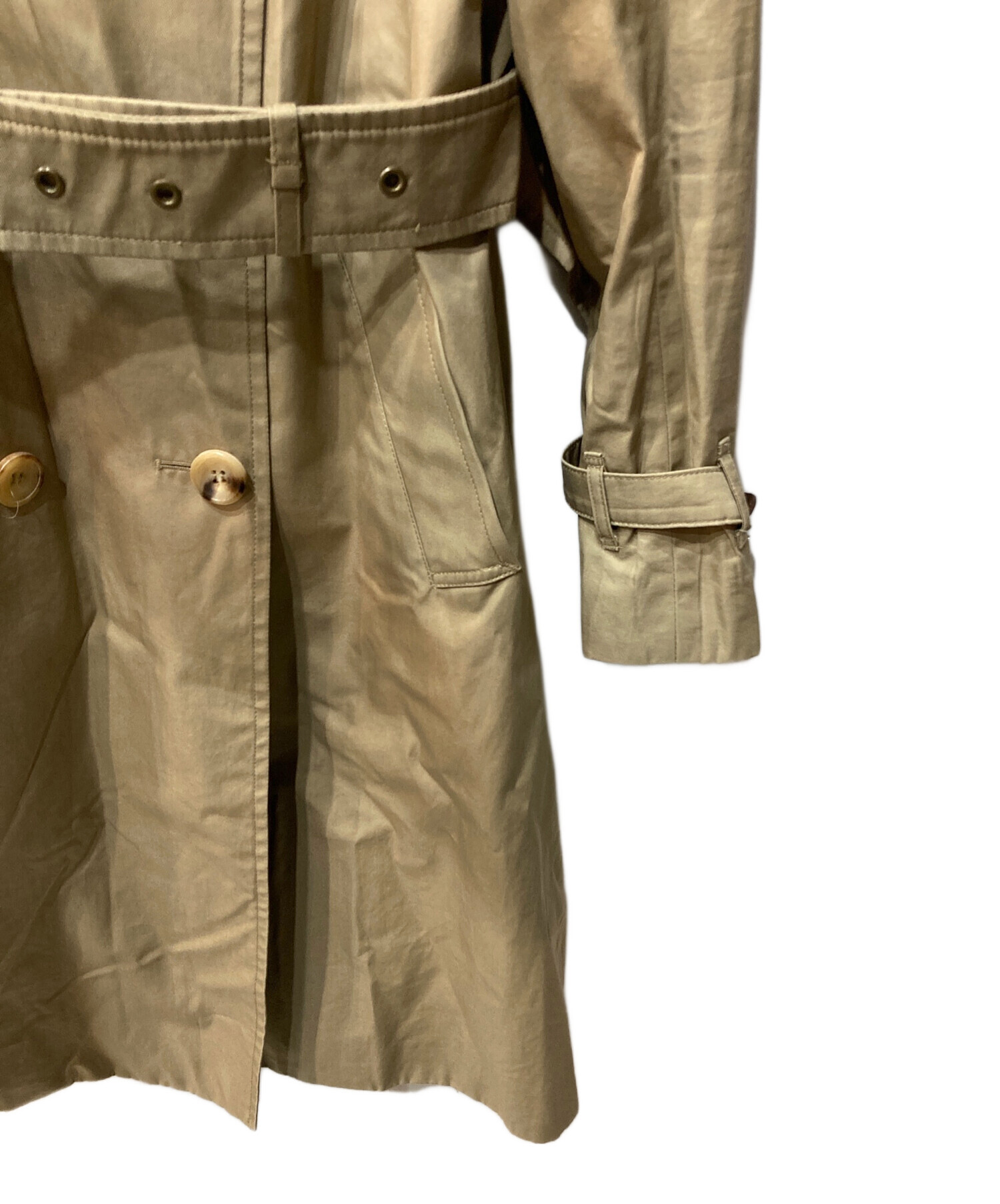 グレンフェル ライナー ベルト付 トレンチコート イングランド製 ベージュ ビンテージ】イングランド製【GRENFELL】【グレンフェル】【ロング