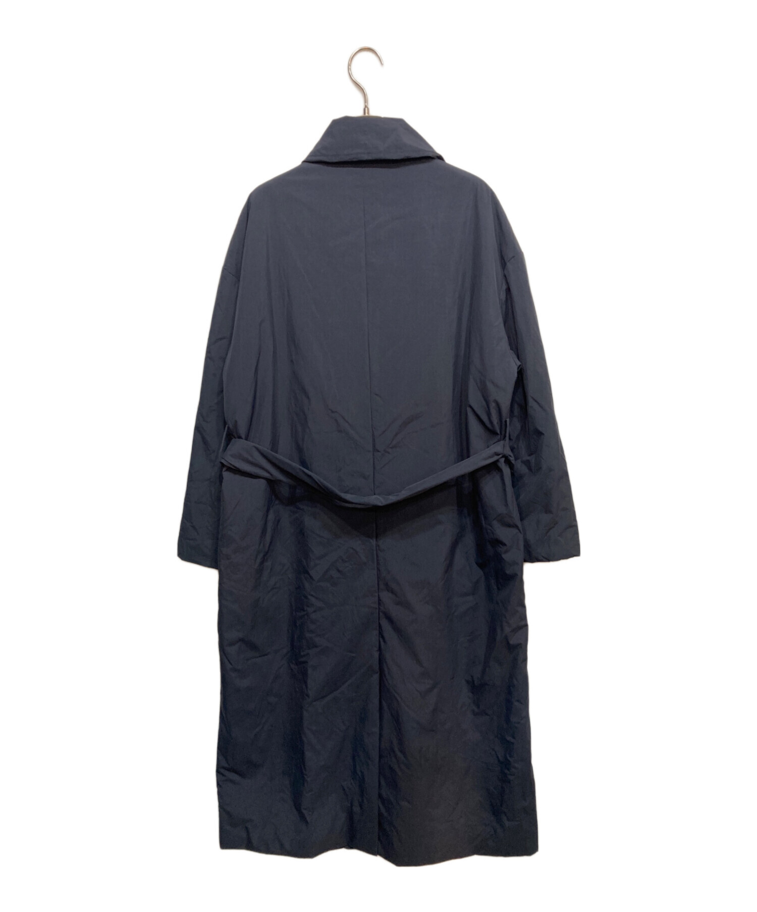 中古・古着通販】COS (コス) 中綿ナイロンロングコート ネイビー 
