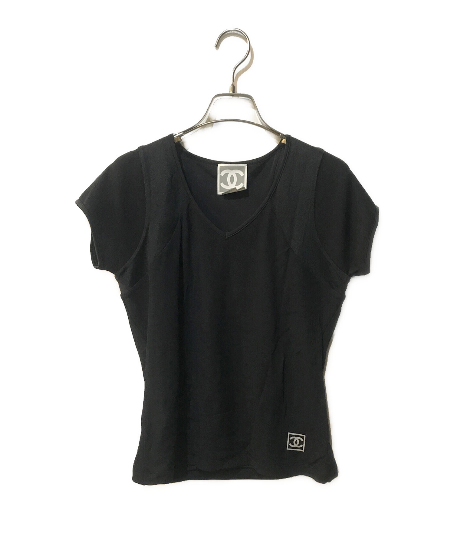 中古・古着通販】CHANEL (シャネル) 裾ワンポイントロゴ