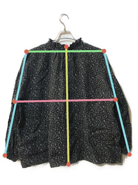 ネストローブ nest robe オールドフラワープリントブラウス