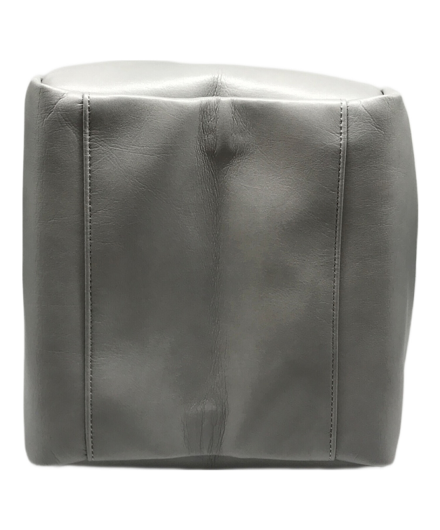 スキュー　トートバッグ　Ｔ002　グレー　SCUE 中古・古着通販】SCUE (スキュー) ONG STRAP LARGE TOTE バッグ グレー