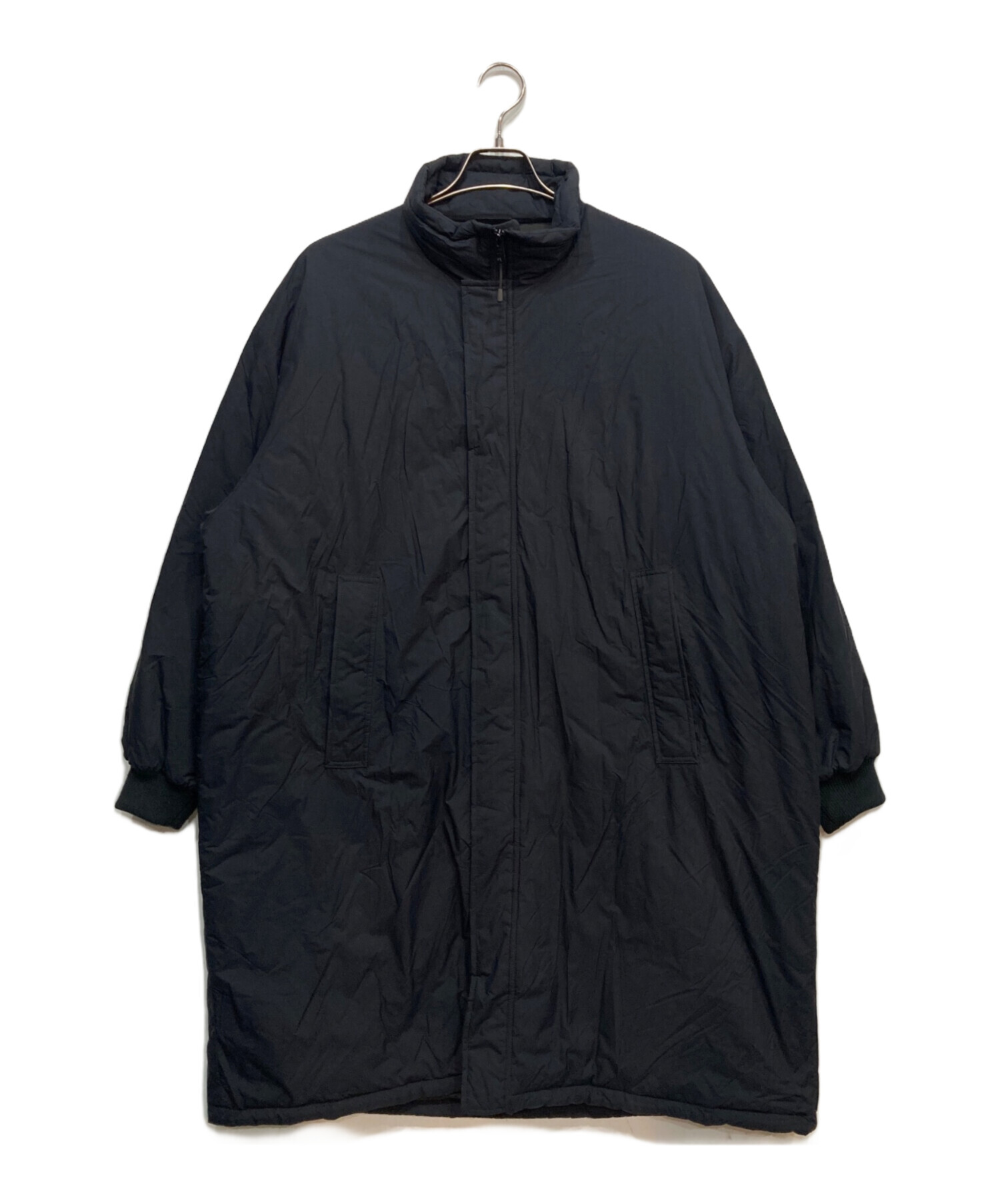 中古・古着通販】CITEN (シテン) パデッドロングコート ブラック