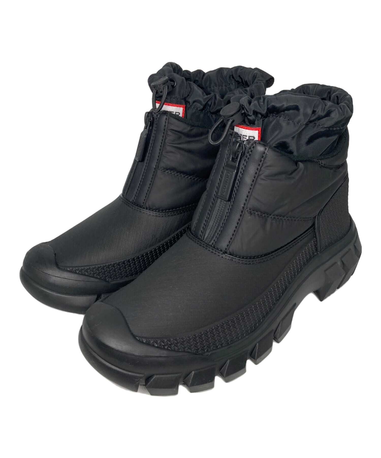 ◯【新品・未使用・未試着】ハンター　スノーブーツ 中古・古着通販】HUNTER (ハンター) スノーショートブーツ ブラック