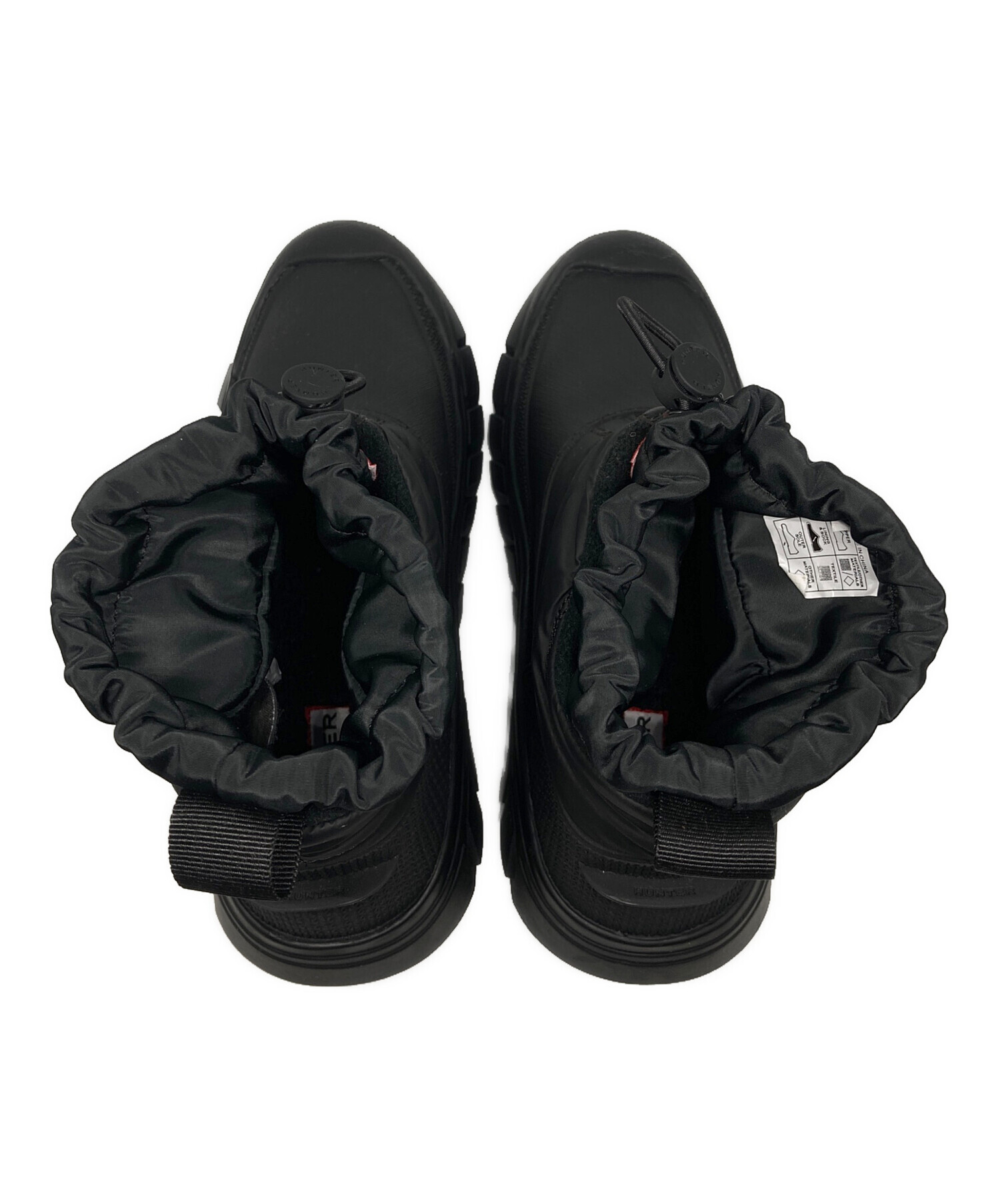中古・古着通販】HUNTER (ハンター) スノーショートブーツ ブラック