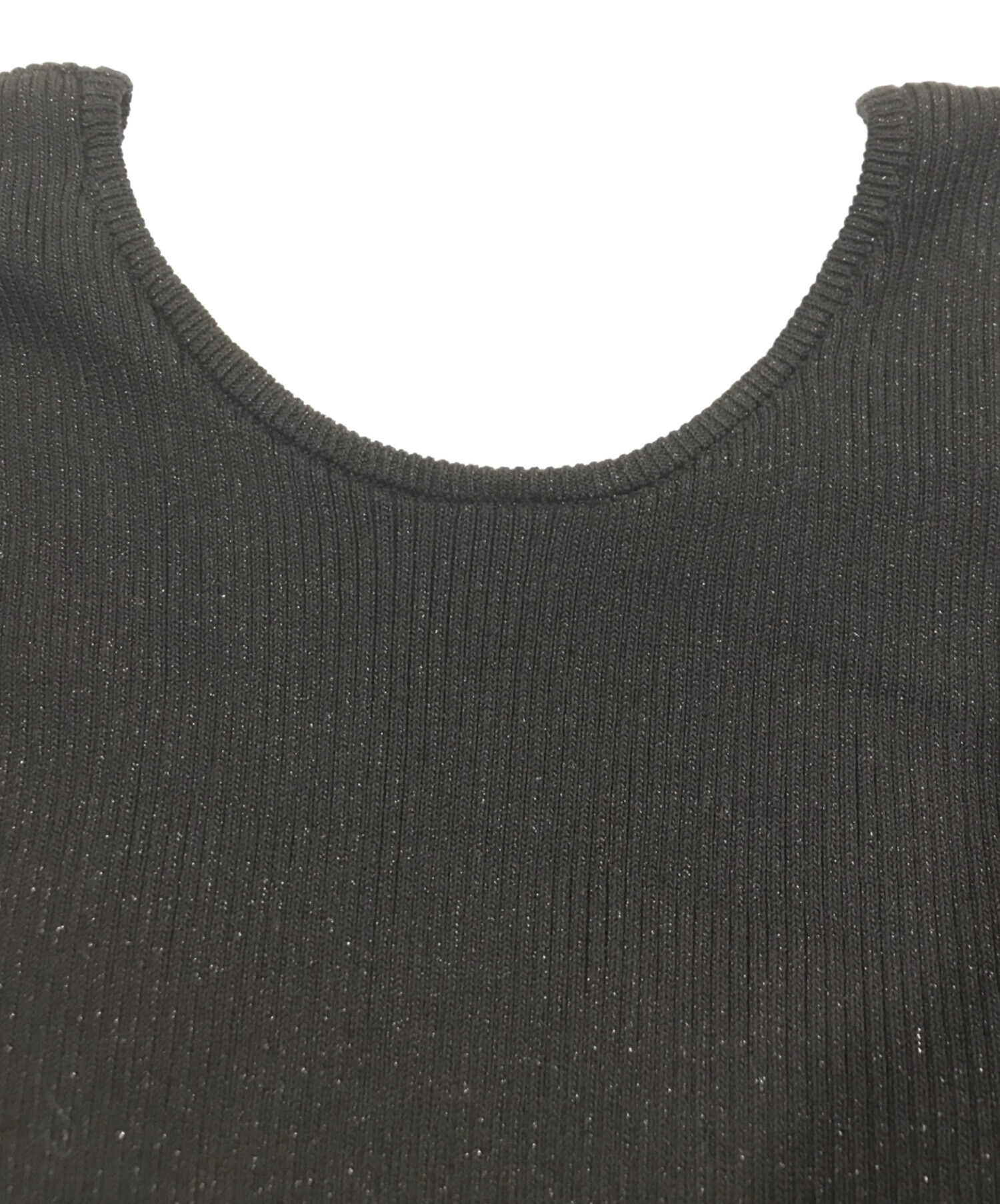 中古・古着通販】anuans (アニュアンス) グリッターリブニット