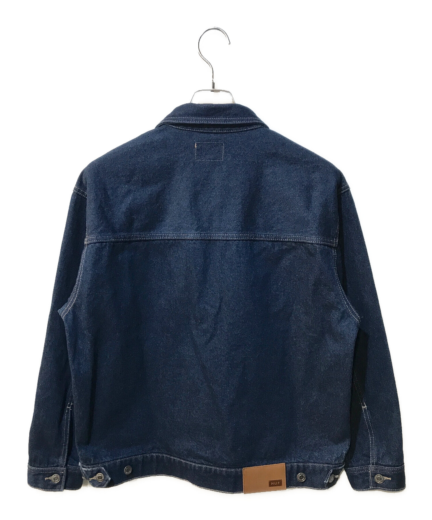 中古・古着通販】HUF (ハフ) OD DENIM ZIP JACKET インディゴ サイズ:M 