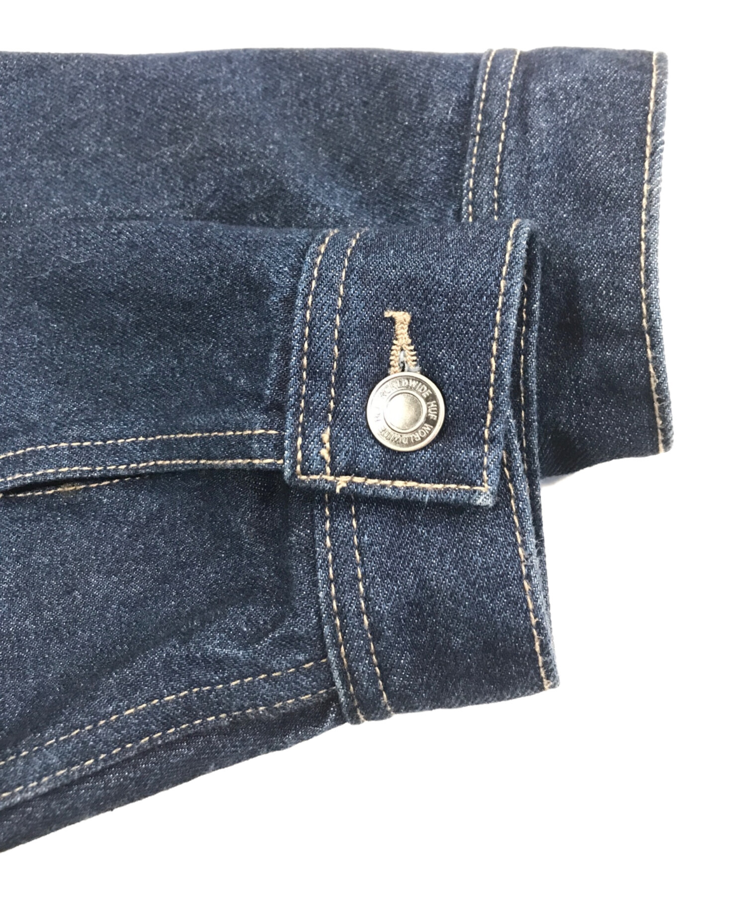 中古・古着通販】HUF (ハフ) OD DENIM ZIP JACKET インディゴ サイズ:M