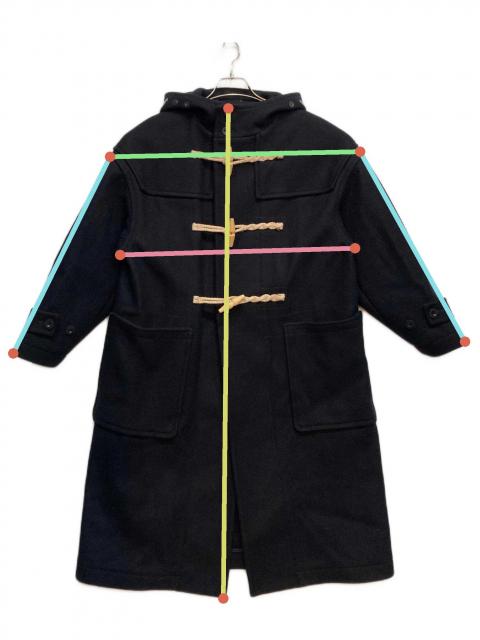 中古・古着通販】HYKE (ハイク) ダッフルコート ネイビー サイズ:Free