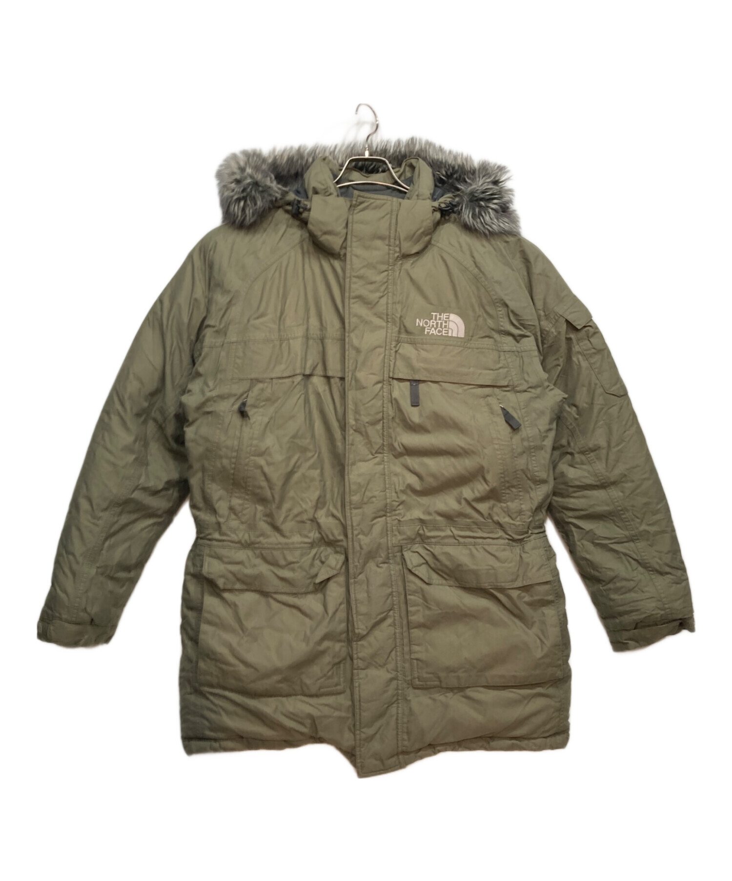 THE NORTH FACE マクマードパーカ　オリーブ　カーキ　ダウン 中古・古着通販】THE NORTH FACE (ザ ノース フェイス) MCMURDO PARKA