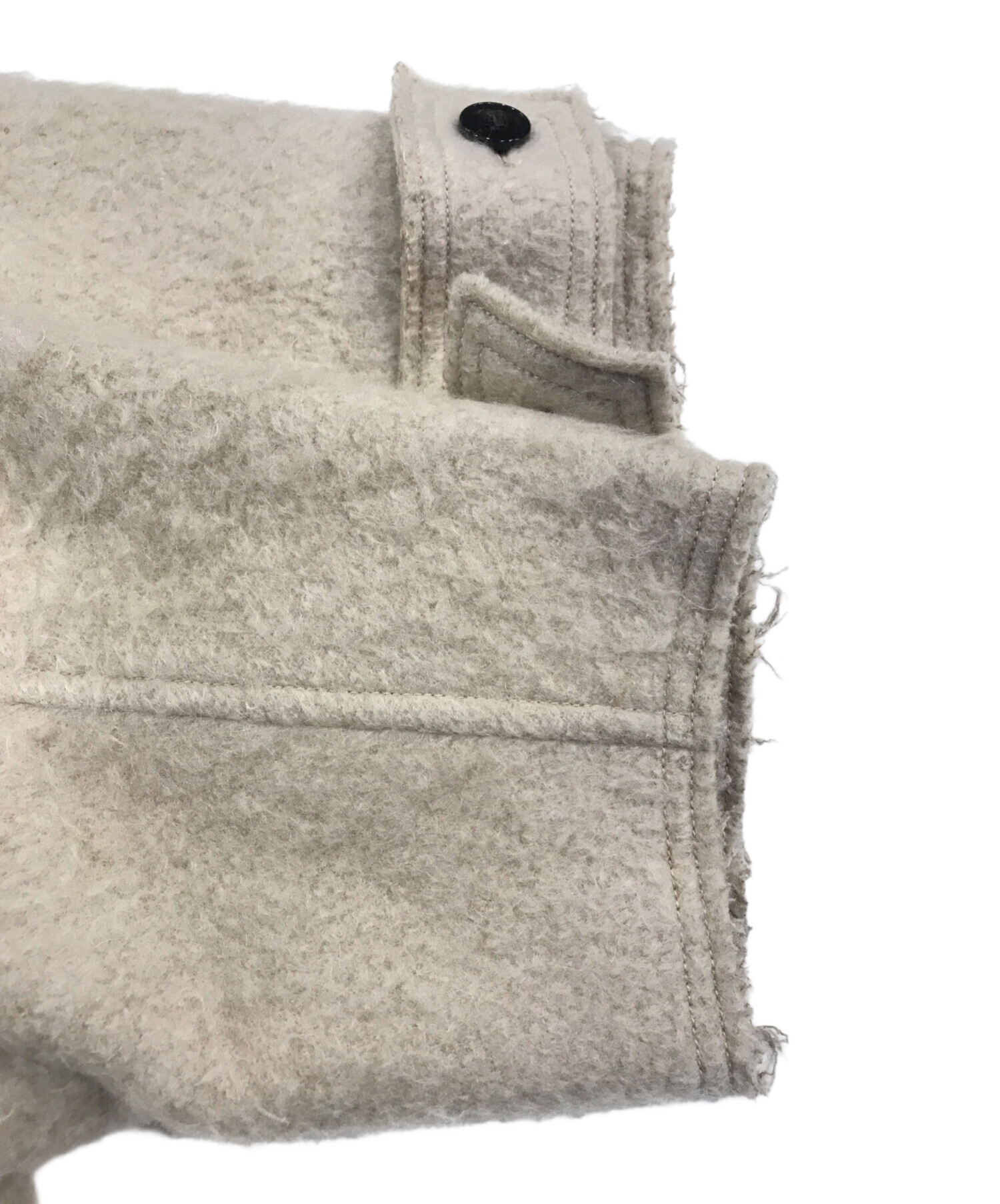 中古・古着通販】Louren (ローレン) shaggy double coat ベージュ