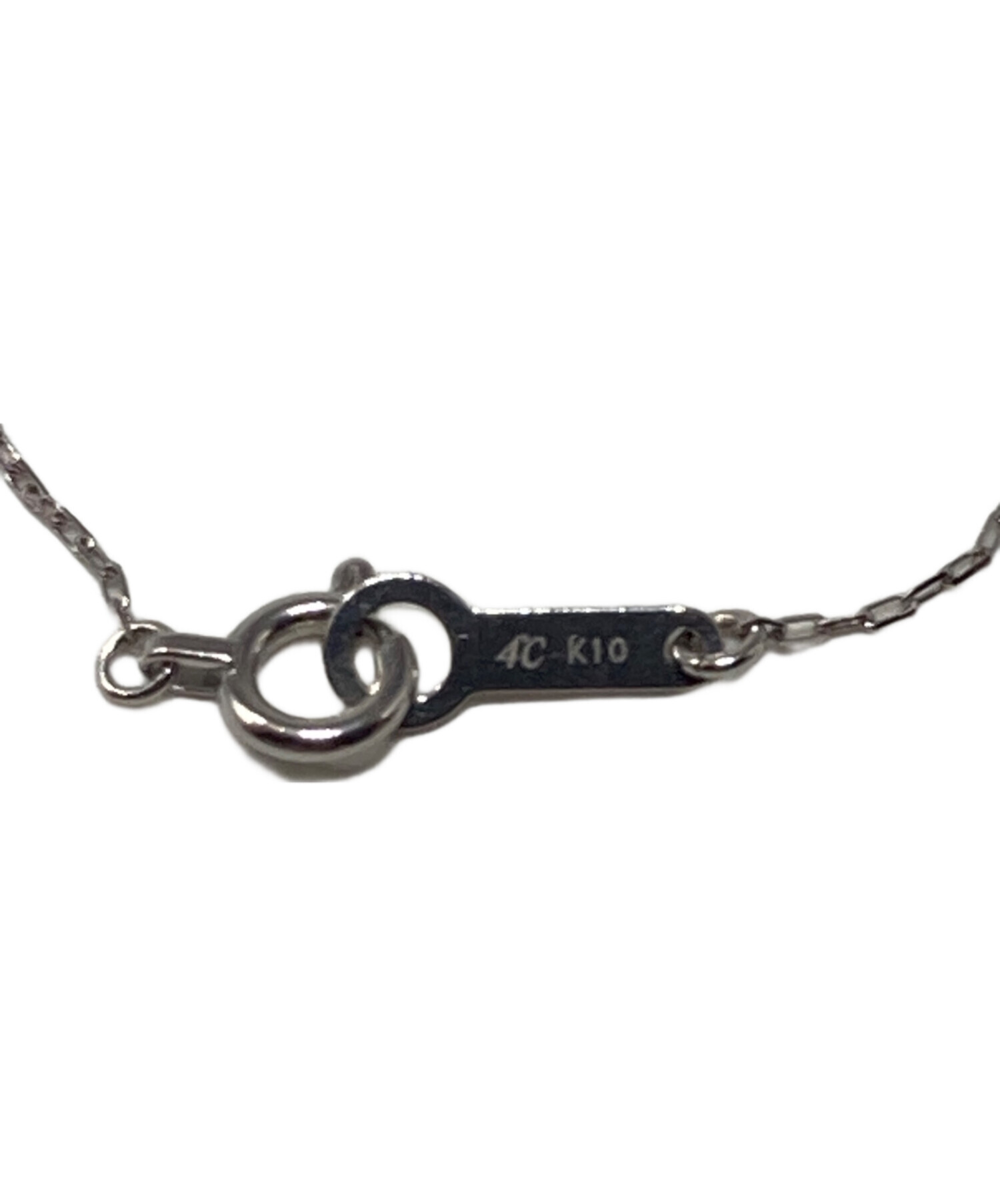 中古・古着通販】4℃ (ヨンドシー) K10 雫モチーフネックレス｜ブランド 