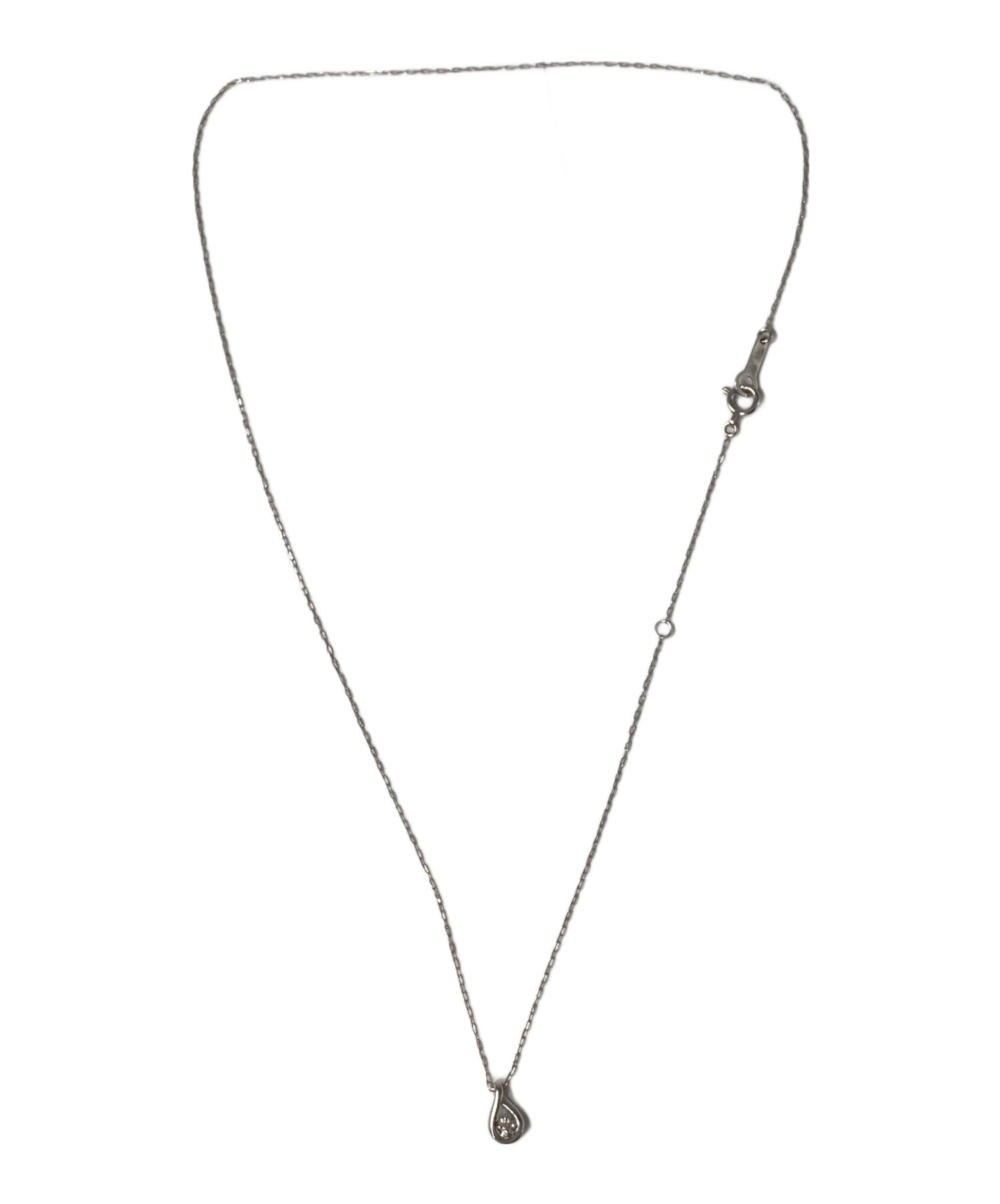 中古・古着通販】4℃ (ヨンドシー) K10 雫モチーフネックレス｜ブランド 
