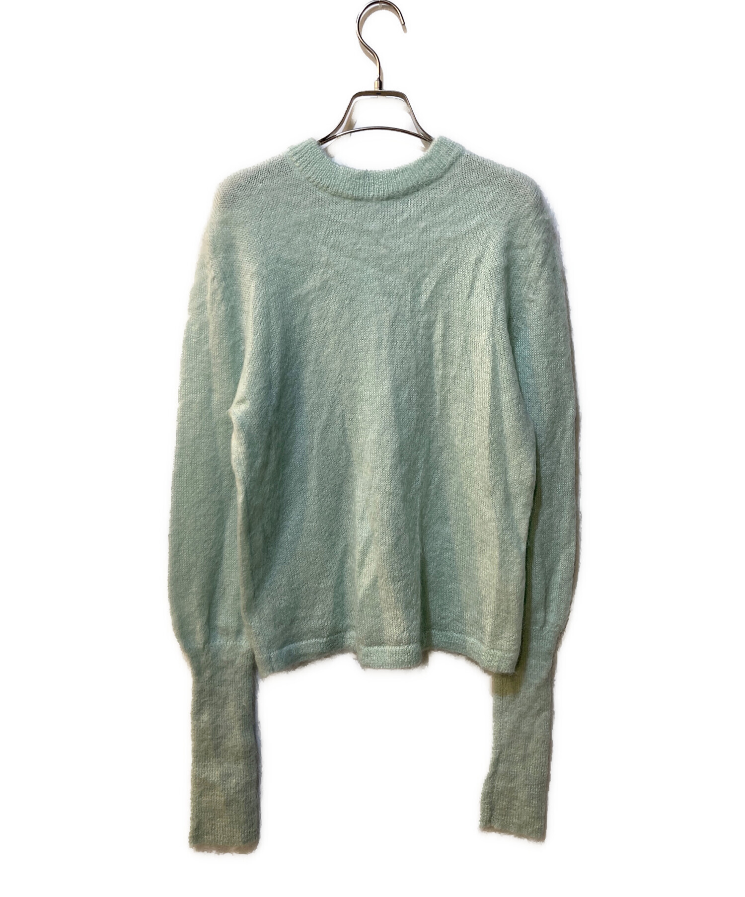 中古・古着通販】MEYAME (メヤメ) FLUFFY PULLOVER グリーン 中古・古着通販】MEYAME (メヤメ) FLUFFY PULLOVER グリーン