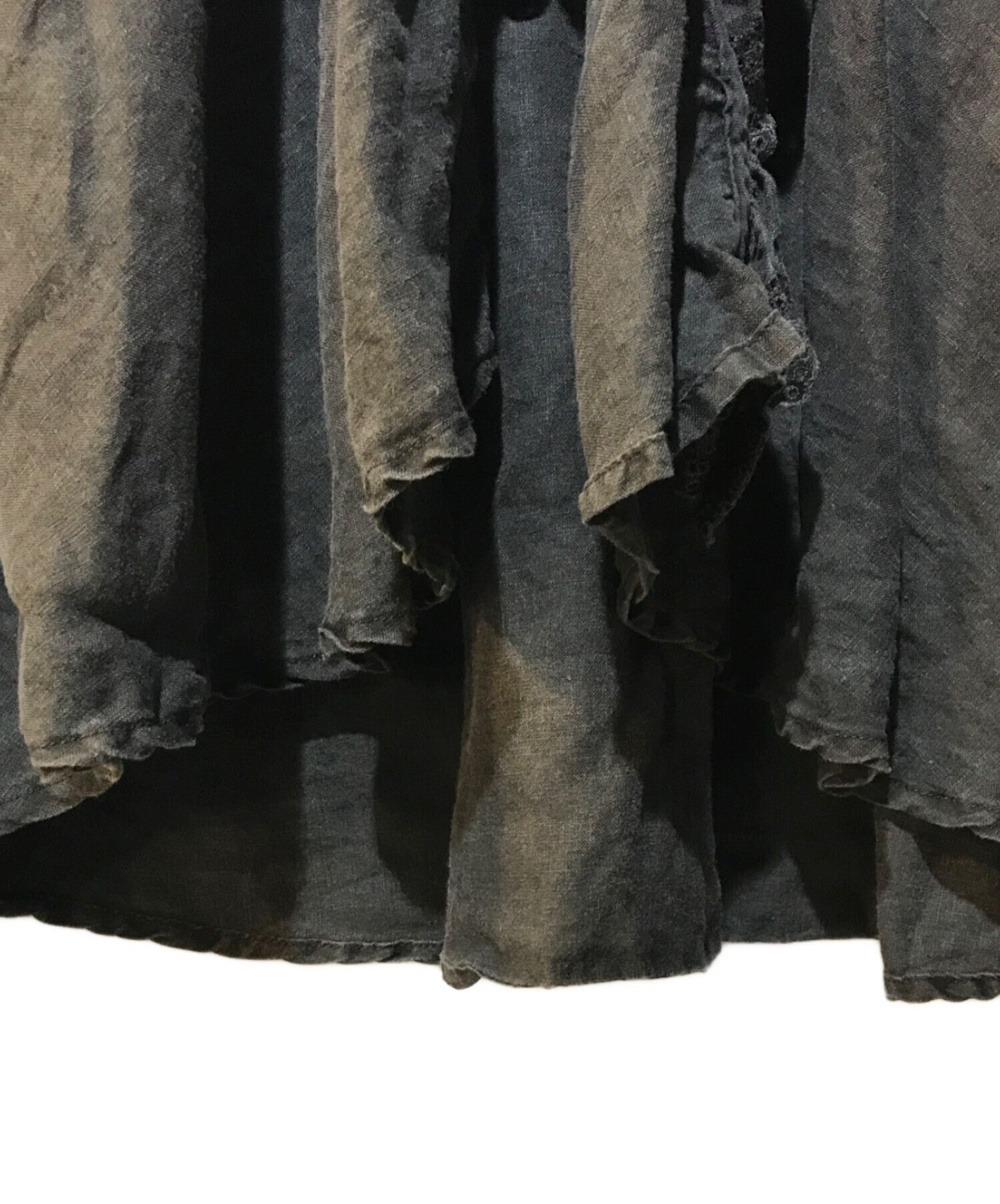 中古・古着通販】nest Robe (ネストローブ) リネン備長炭染めスカラ