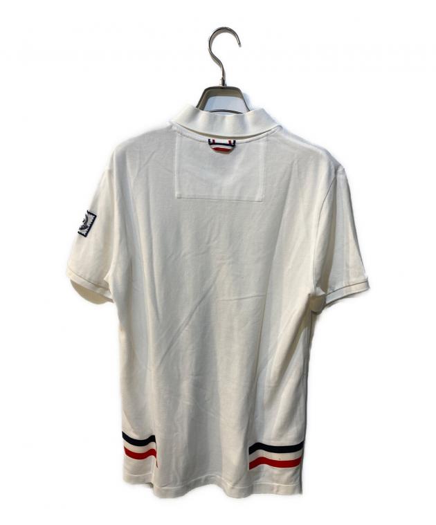 k*k様 MONCLER ホワイト ポロシャツ S 新品未使用品 MONCLER（モンクレール） MONCLER Matt Black マットブラック