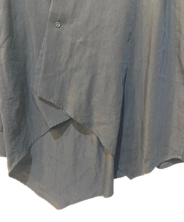 〈新品未使用タグ付〉ETHOSENS アシンメトリーシャツ BLACK 3 希少 中古・古着通販】ETHOSENS (エトセンス) テンセルアシンメトリーシャツ