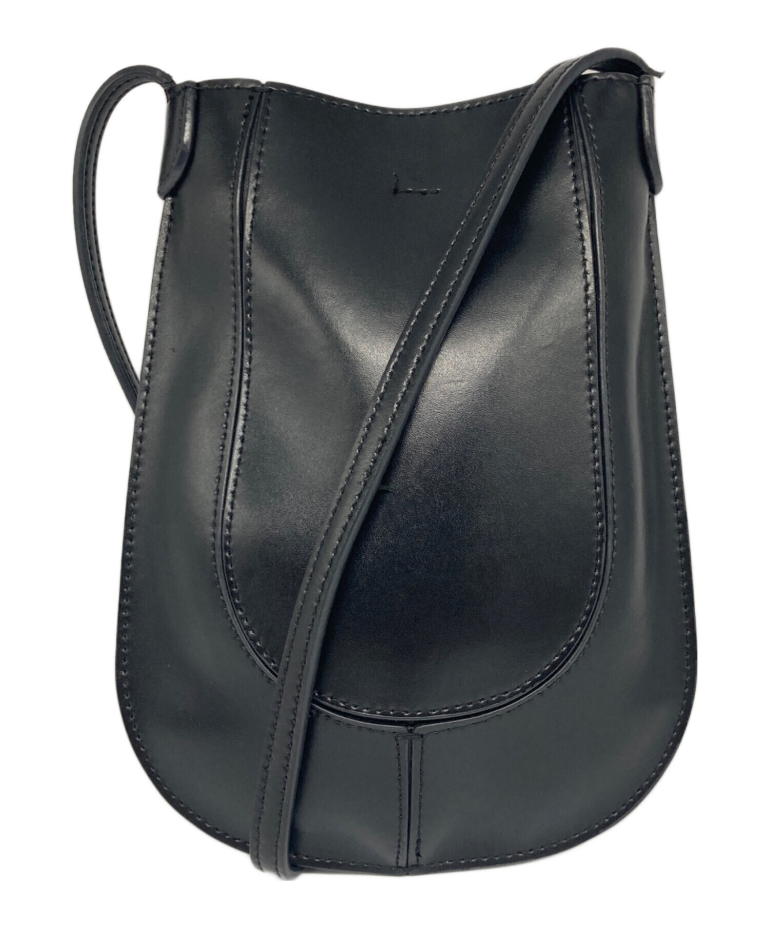 中古・古着通販】YAHKI (ヤーキ) スプリットレザー ラウンドミニ