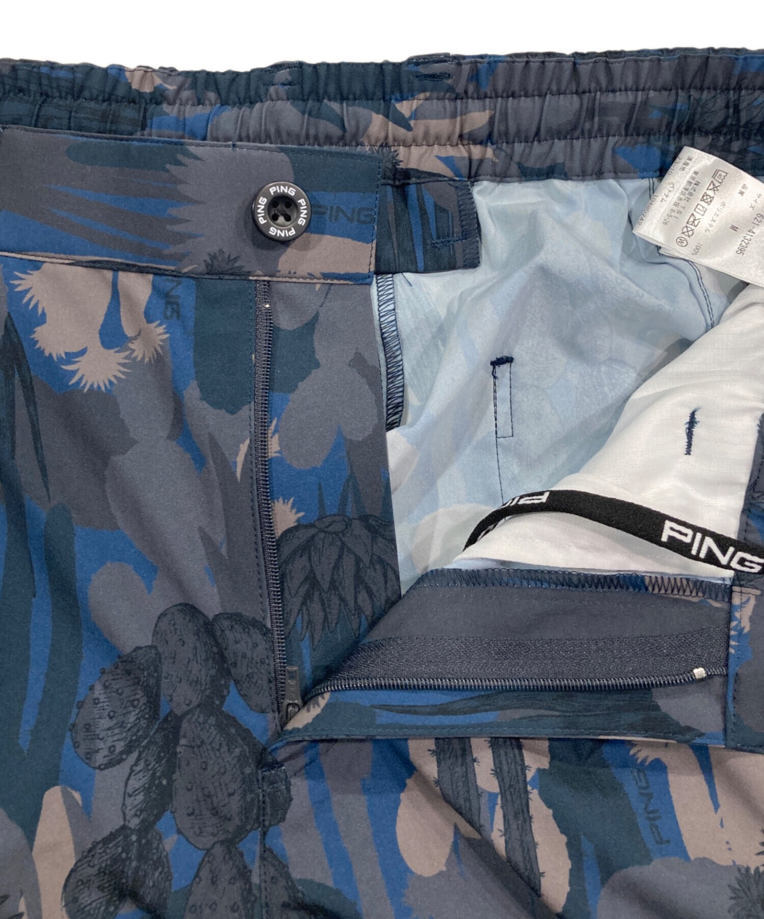 新品未使用】PING ピン ハーフパンツ ネイビー W86 タグ付き