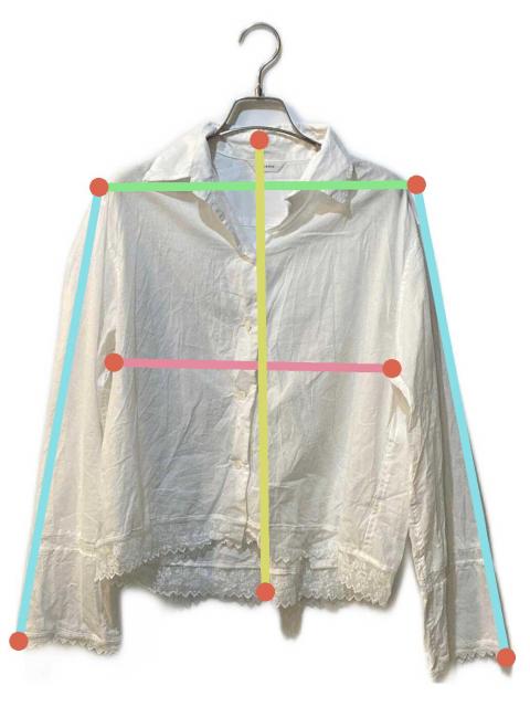 中古・古着通販】MARNO (マーノ) EMMA SHIRT ホワイト サイズ:Free