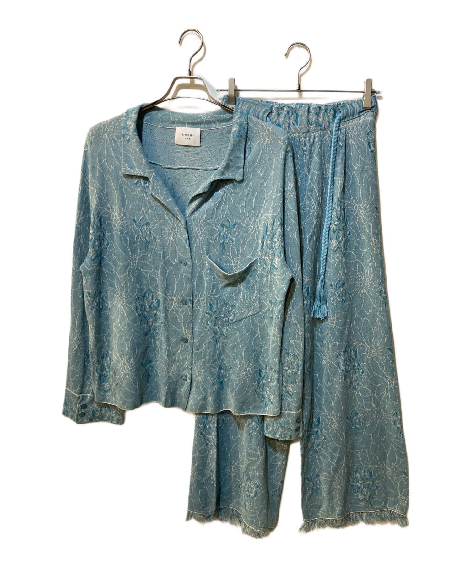 中古・古着通販】Ameri (アメリ) ZOE KNIT PAJAMA SHIRT セットアップ 