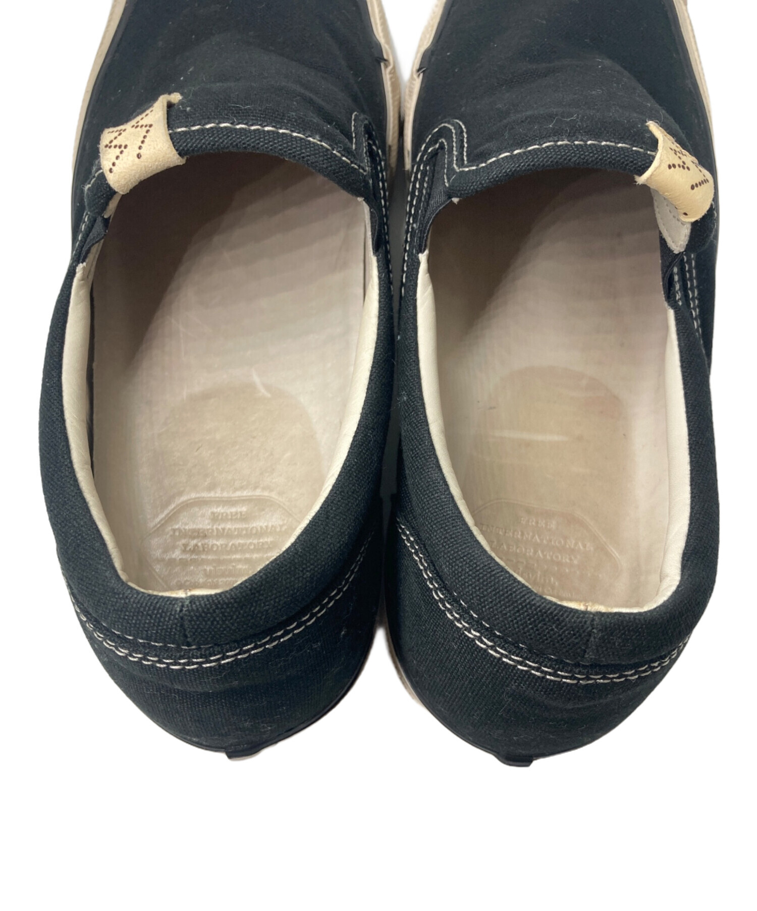 中古・古着通販】VISVIM (ビズビム) ZAHRA PATTEN スリッポン ブラック 