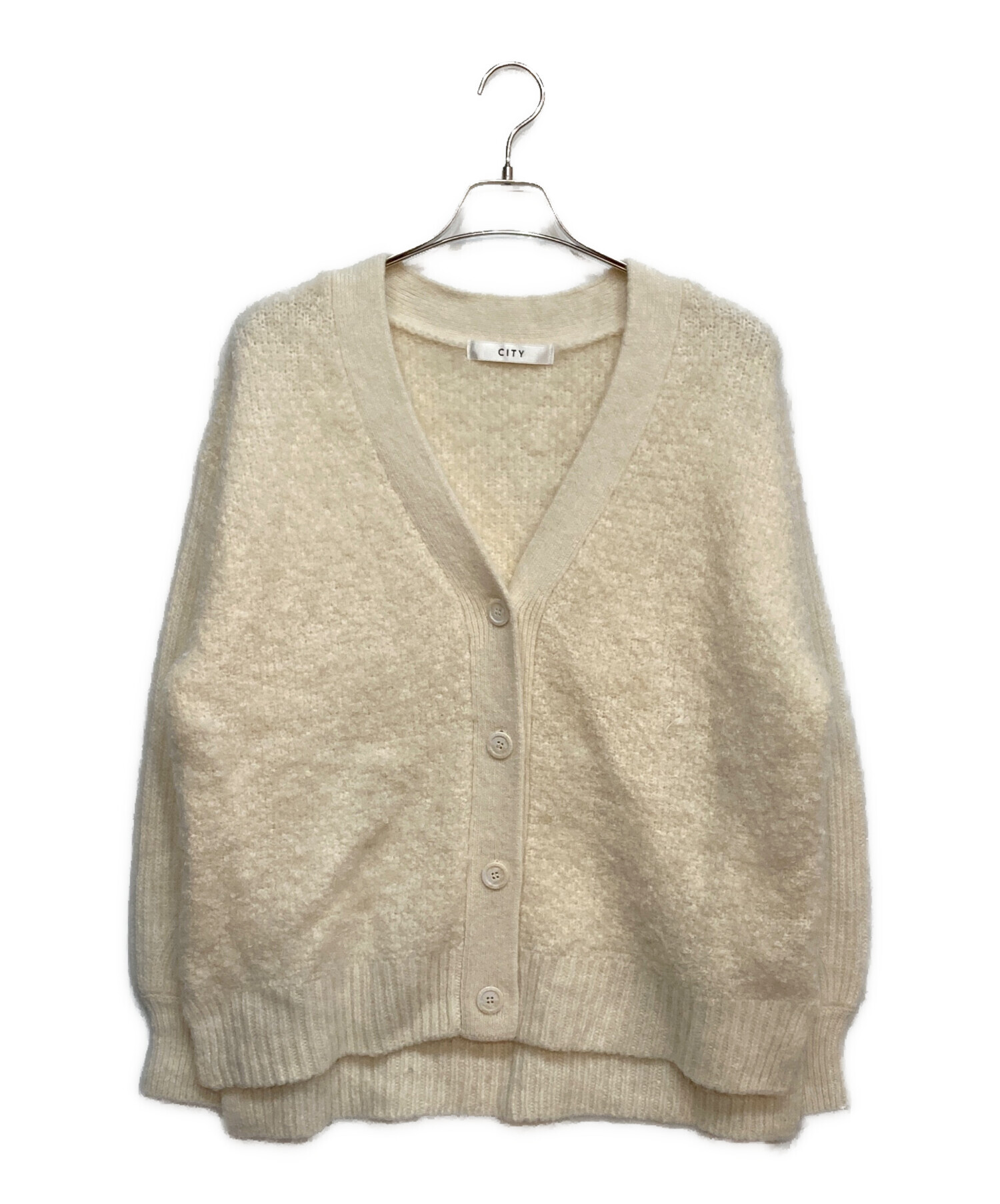 中古・古着通販】CITY (シティ) ベビーアルパカブークレニット